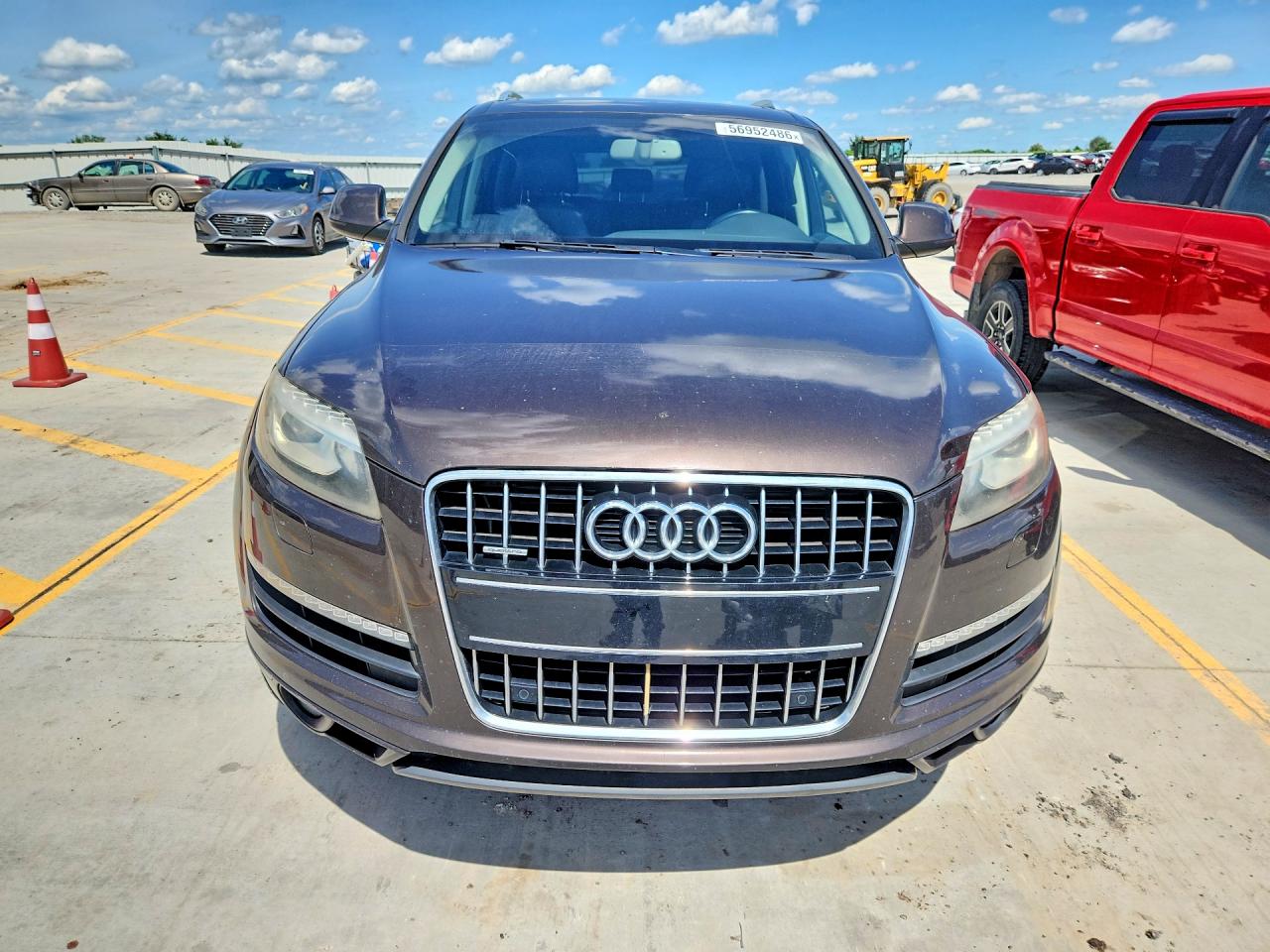 2014 Audi Q7 Prestige Brown vin: WA1VMAFE2ED006878