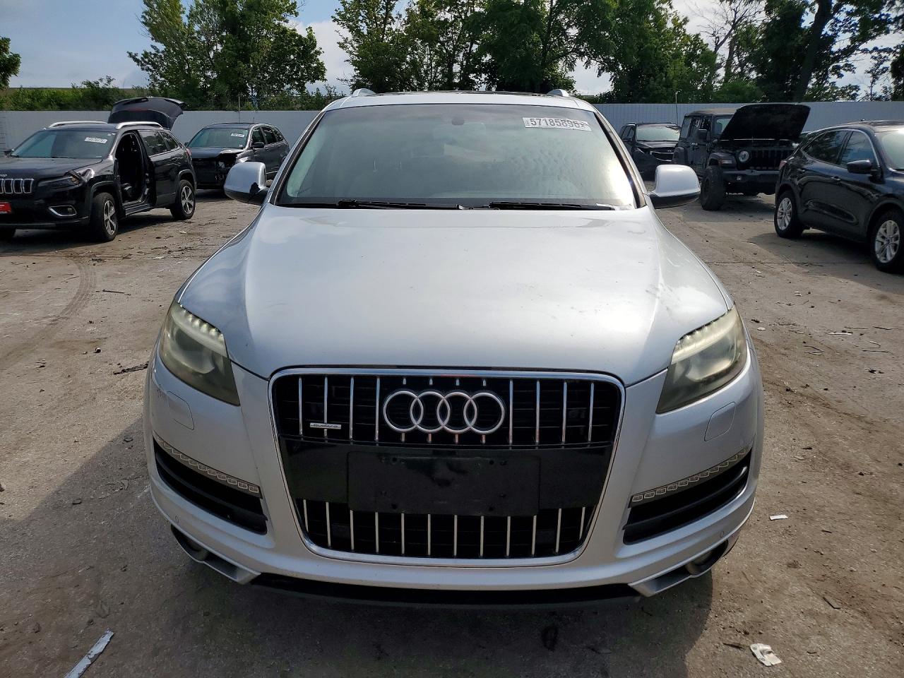 2010 Audi Q7 Prestige Silver vin: WA1VMAFE6AD007235