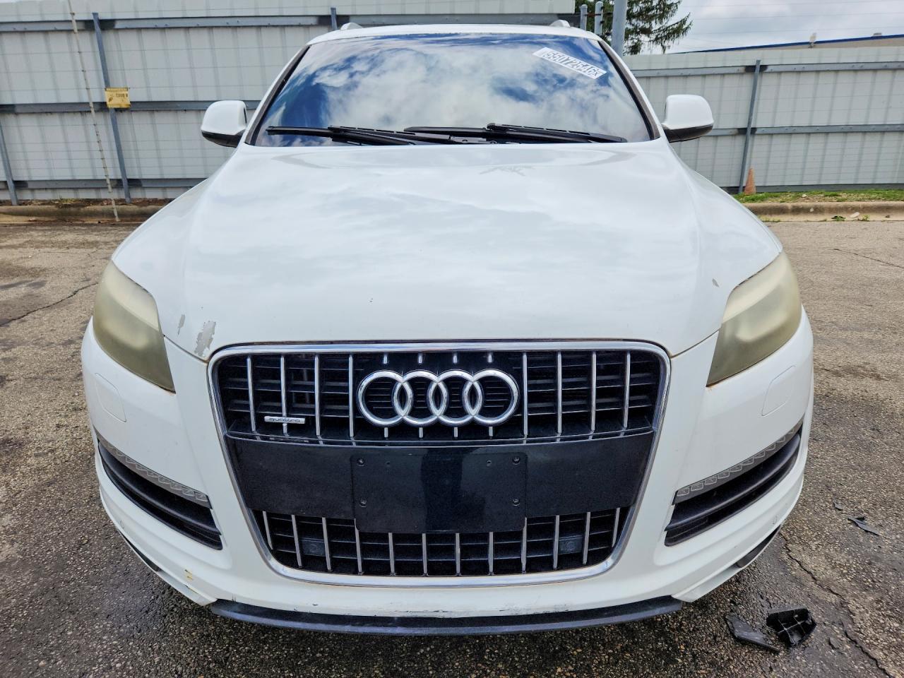 2012 Audi Q7 Prestige White vin: WA1VMAFE9CD000699