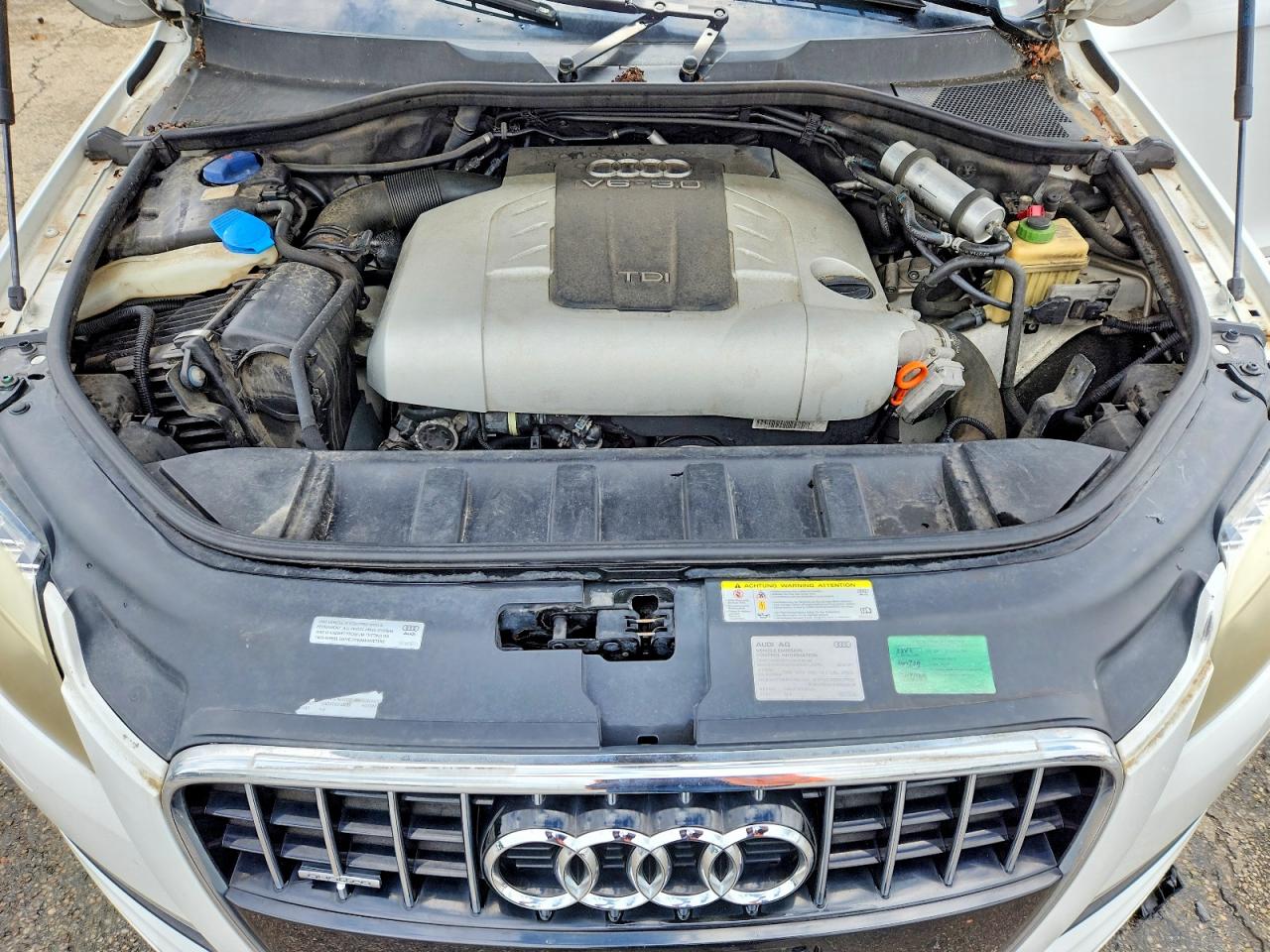 2012 Audi Q7 Prestige White vin: WA1VMAFE9CD000699