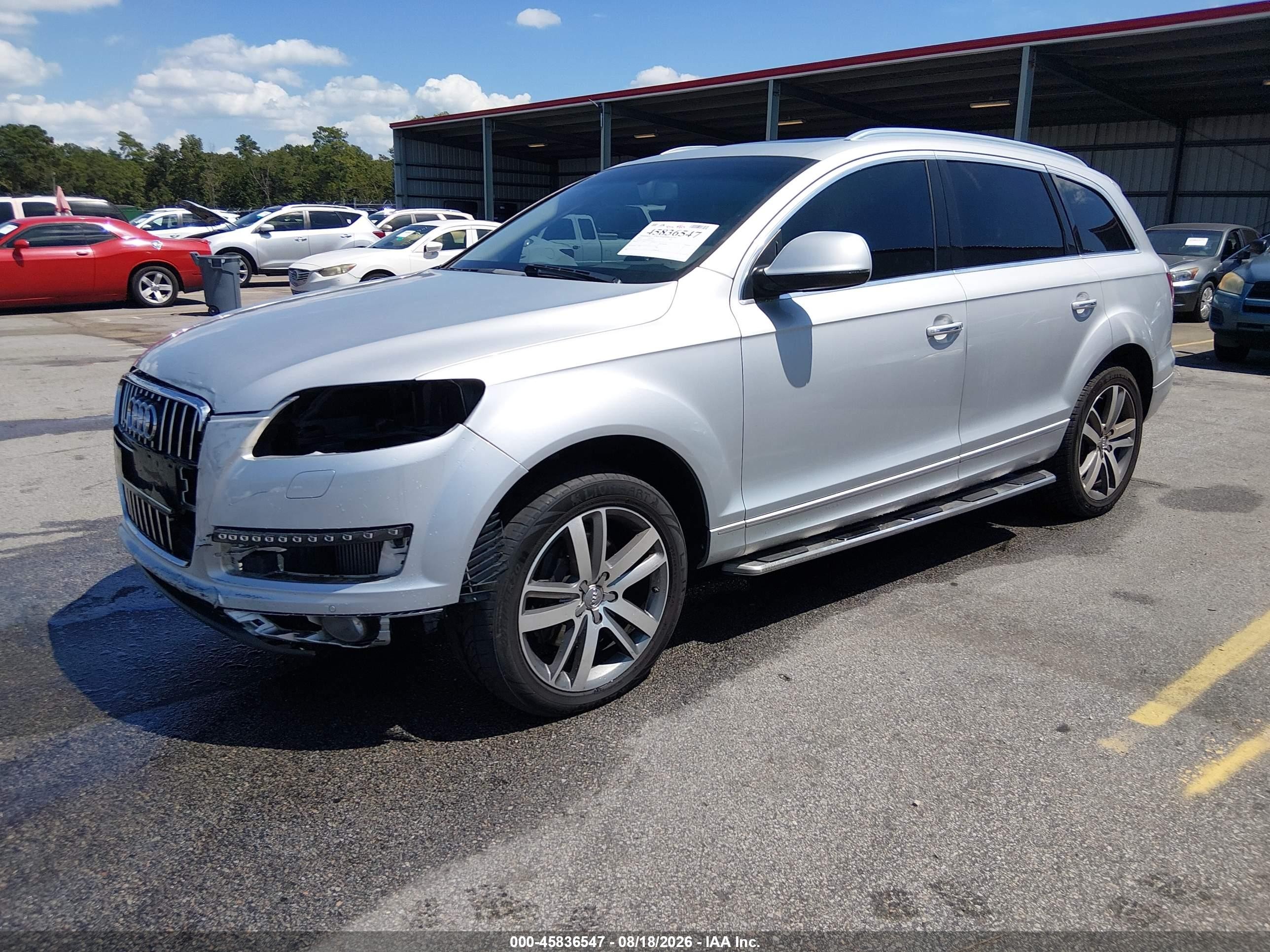 2012 Audi Q7 3.0 Tdi Premium Silver vin: WA1VMAFE9CD010553