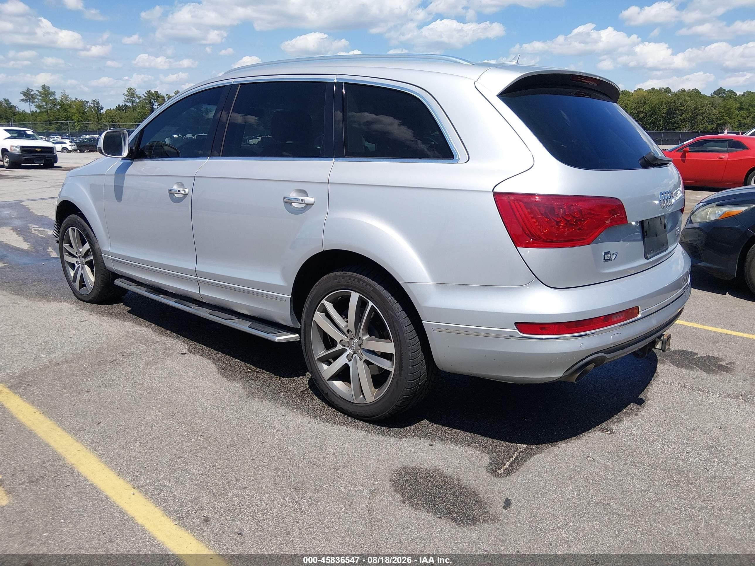 2012 Audi Q7 3.0 Tdi Premium Silver vin: WA1VMAFE9CD010553
