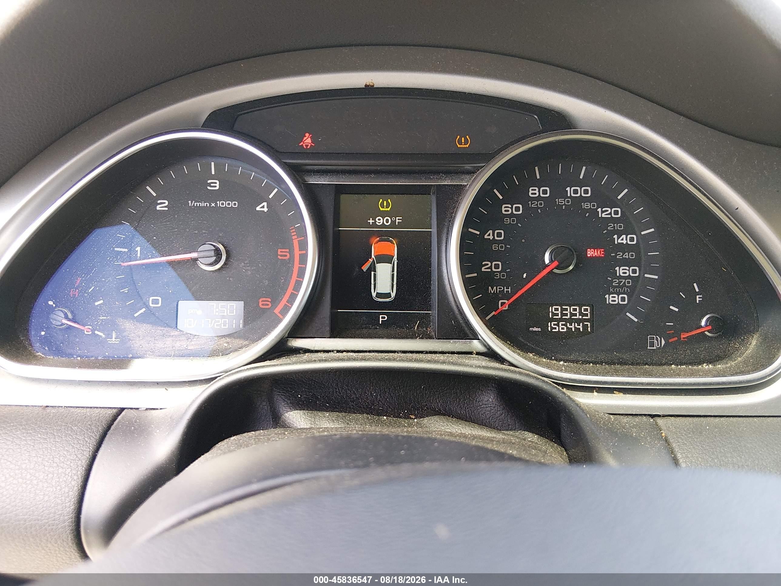 2012 Audi Q7 3.0 Tdi Premium Silver vin: WA1VMAFE9CD010553