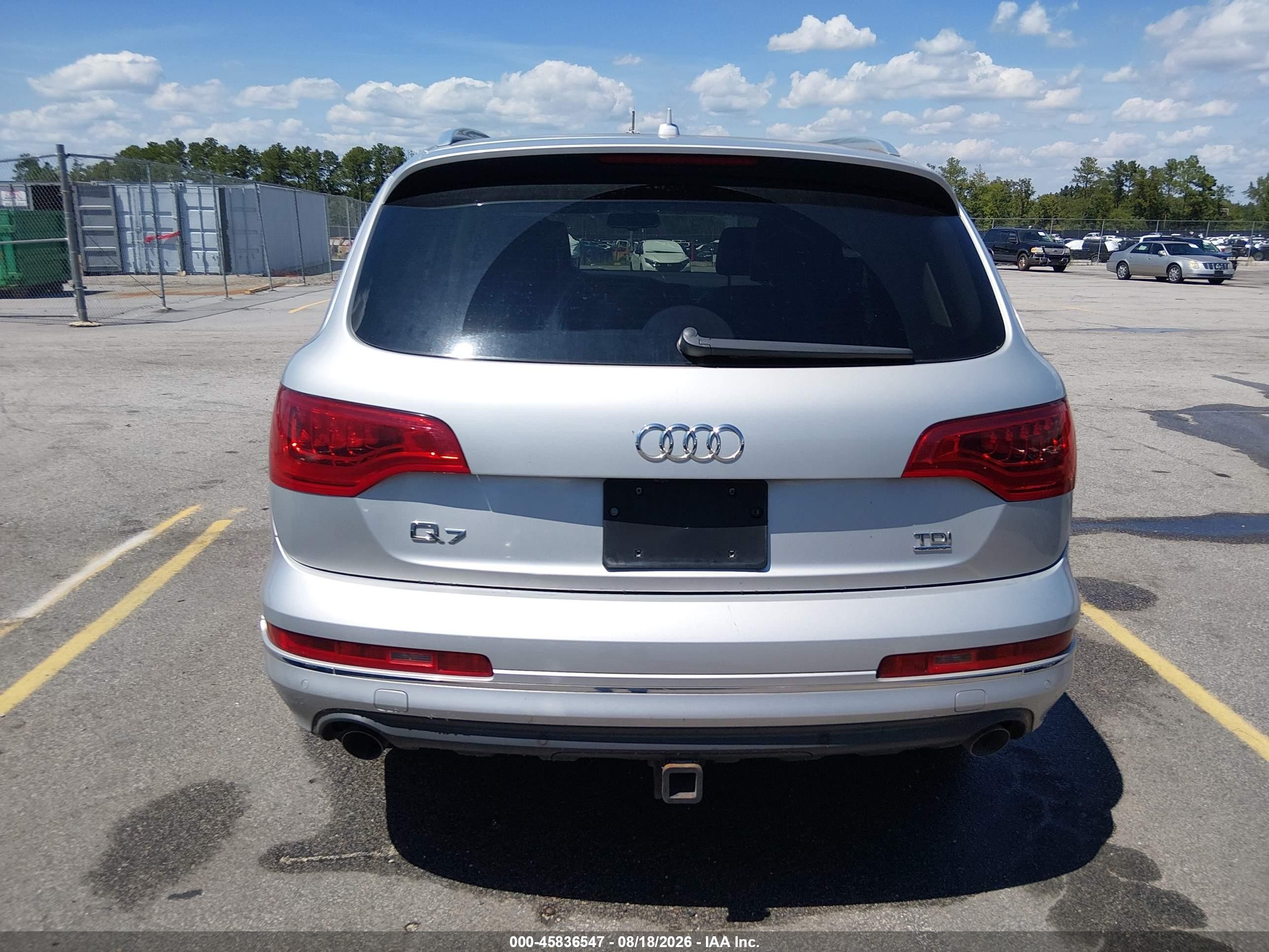 2012 Audi Q7 3.0 Tdi Premium Silver vin: WA1VMAFE9CD010553