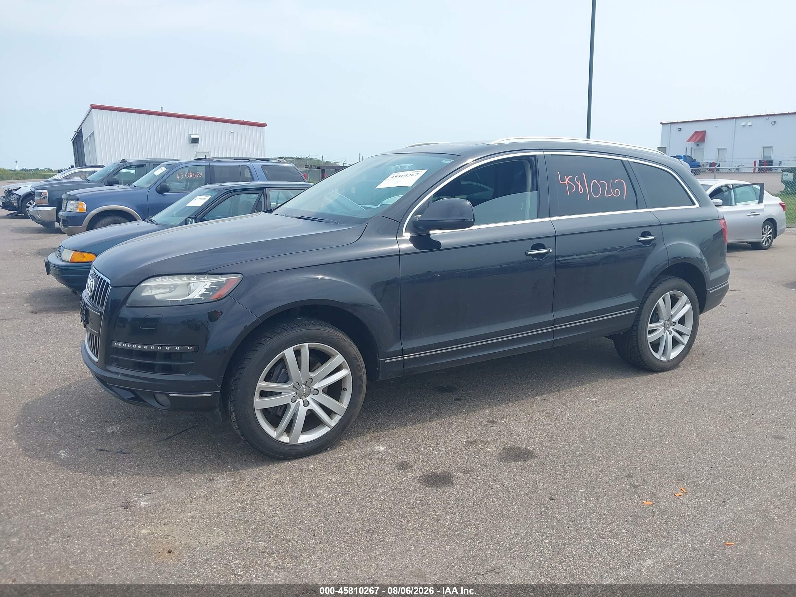 2013 Audi Q7 3.0 Tdi Premium Black vin: WA1VMAFE9DD003118