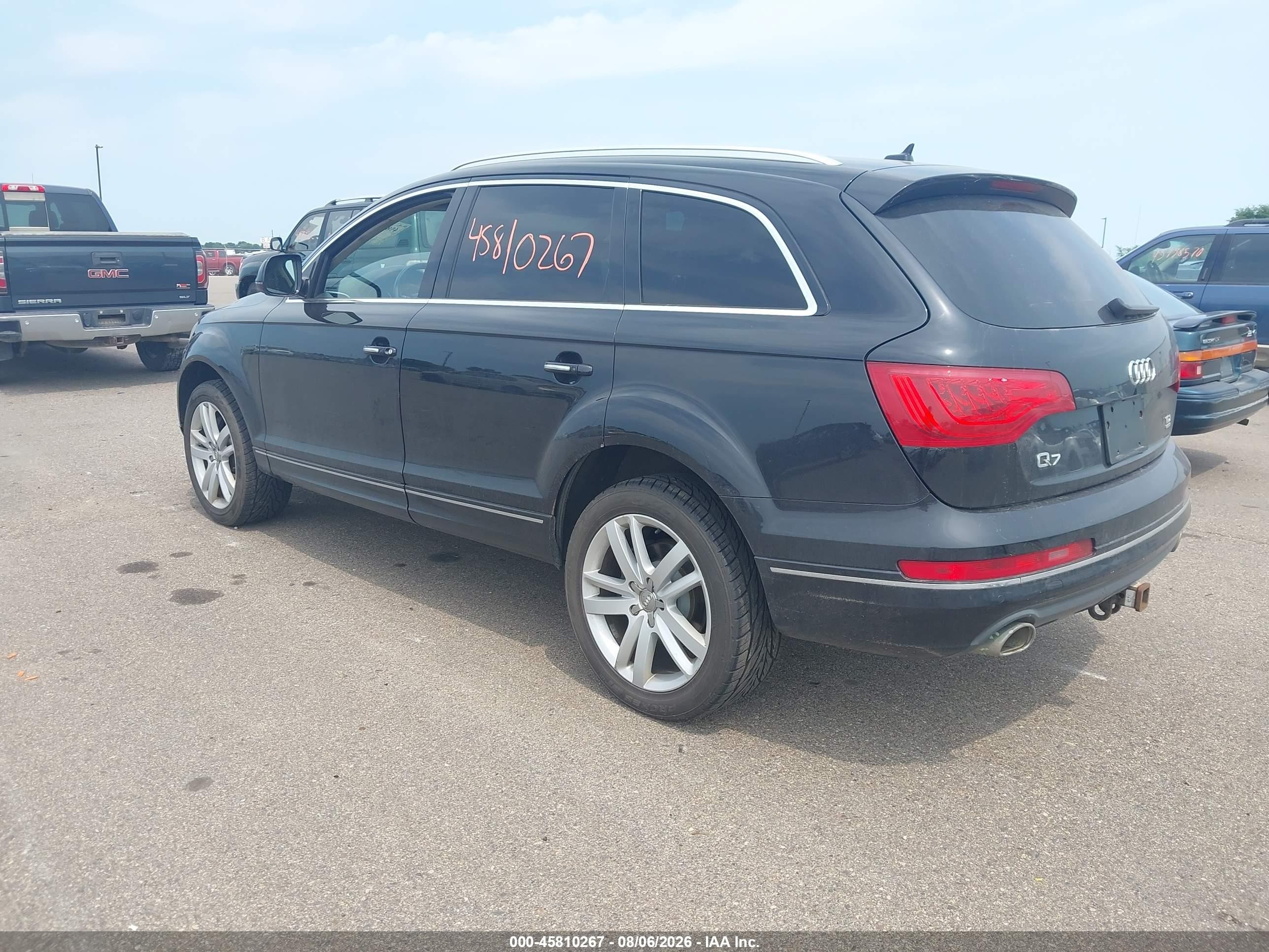 2013 Audi Q7 3.0 Tdi Premium Black vin: WA1VMAFE9DD003118