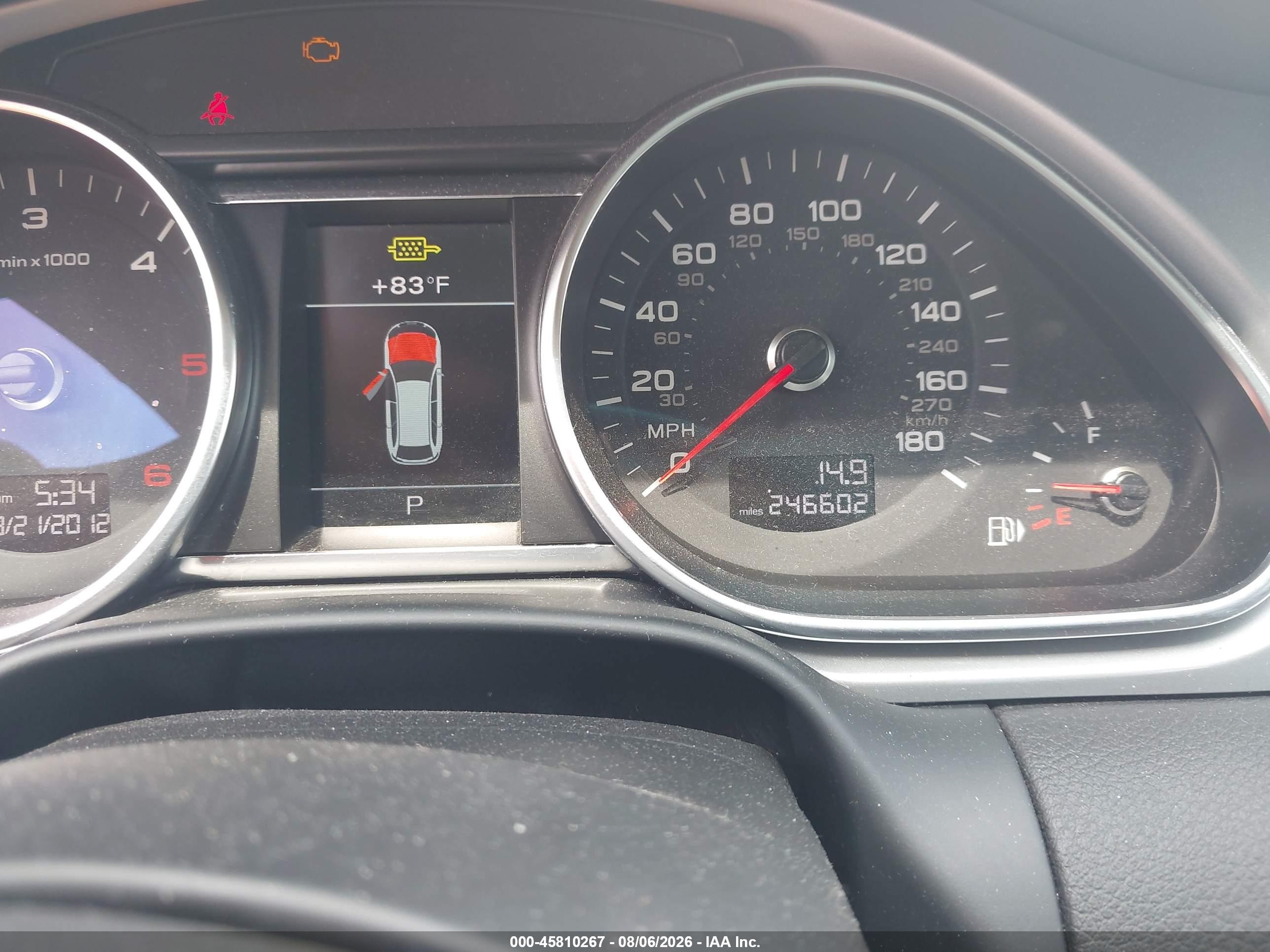 2013 Audi Q7 3.0 Tdi Premium Black vin: WA1VMAFE9DD003118