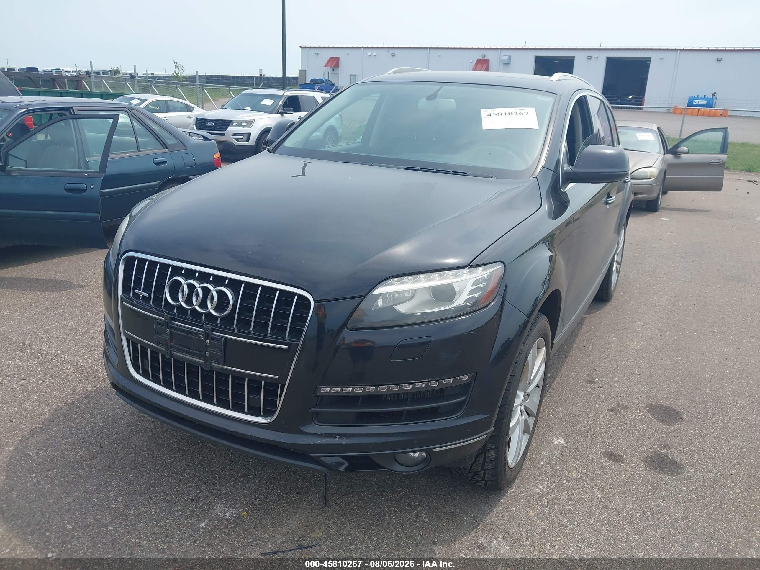 2013 Audi Q7 3.0 Tdi Premium Black vin: WA1VMAFE9DD003118