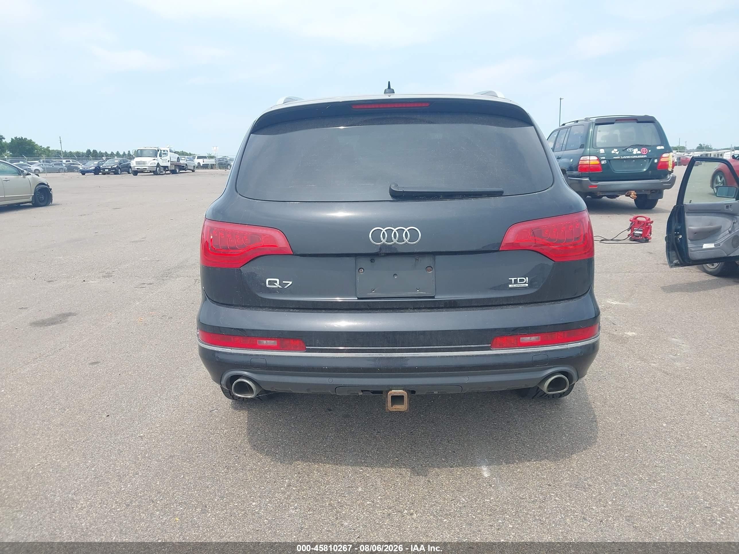 2013 Audi Q7 3.0 Tdi Premium Black vin: WA1VMAFE9DD003118