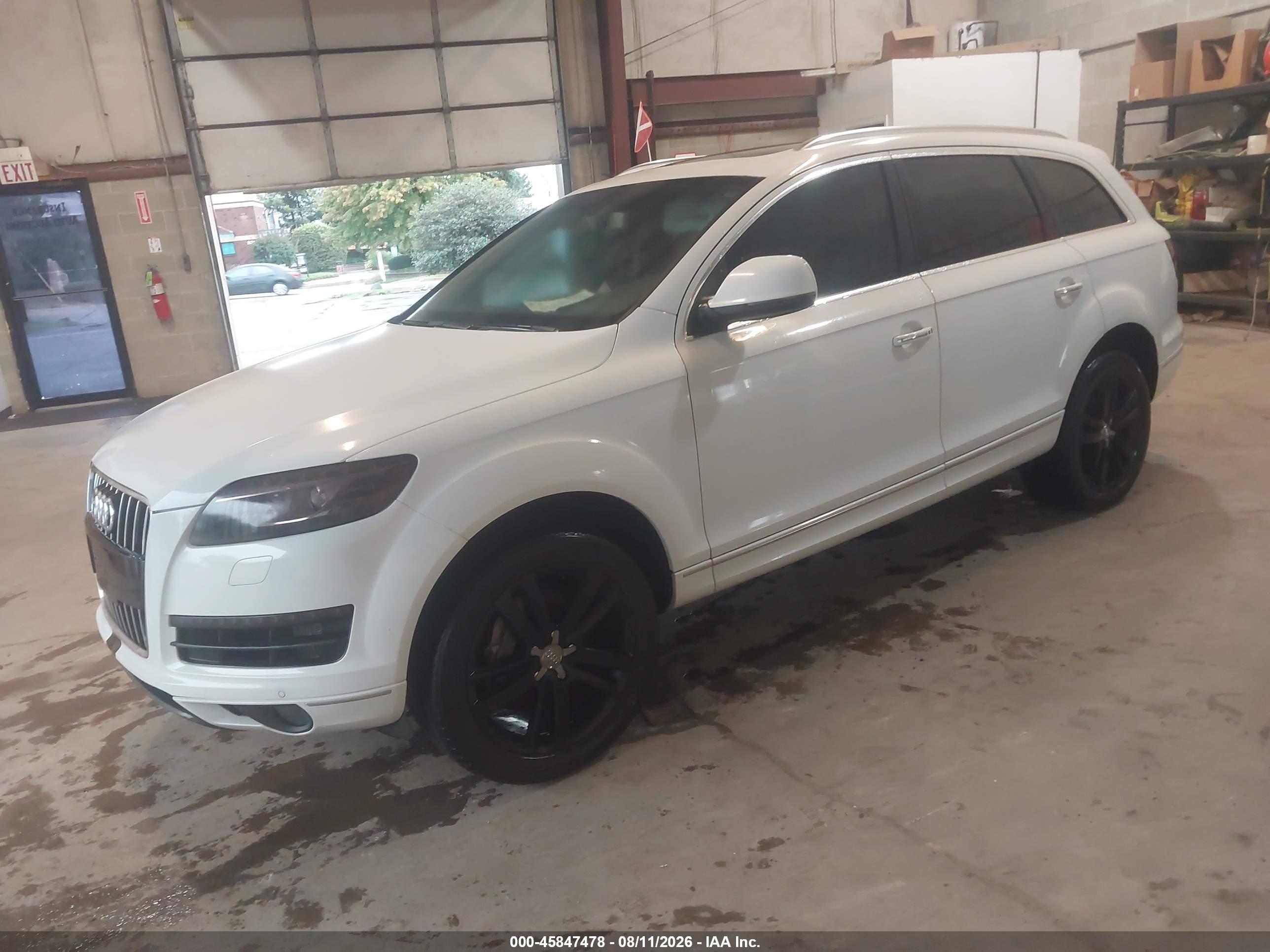 2013 Audi Q7 3.0 Tdi Premium Белый vin: WA1VMAFEXDD012247