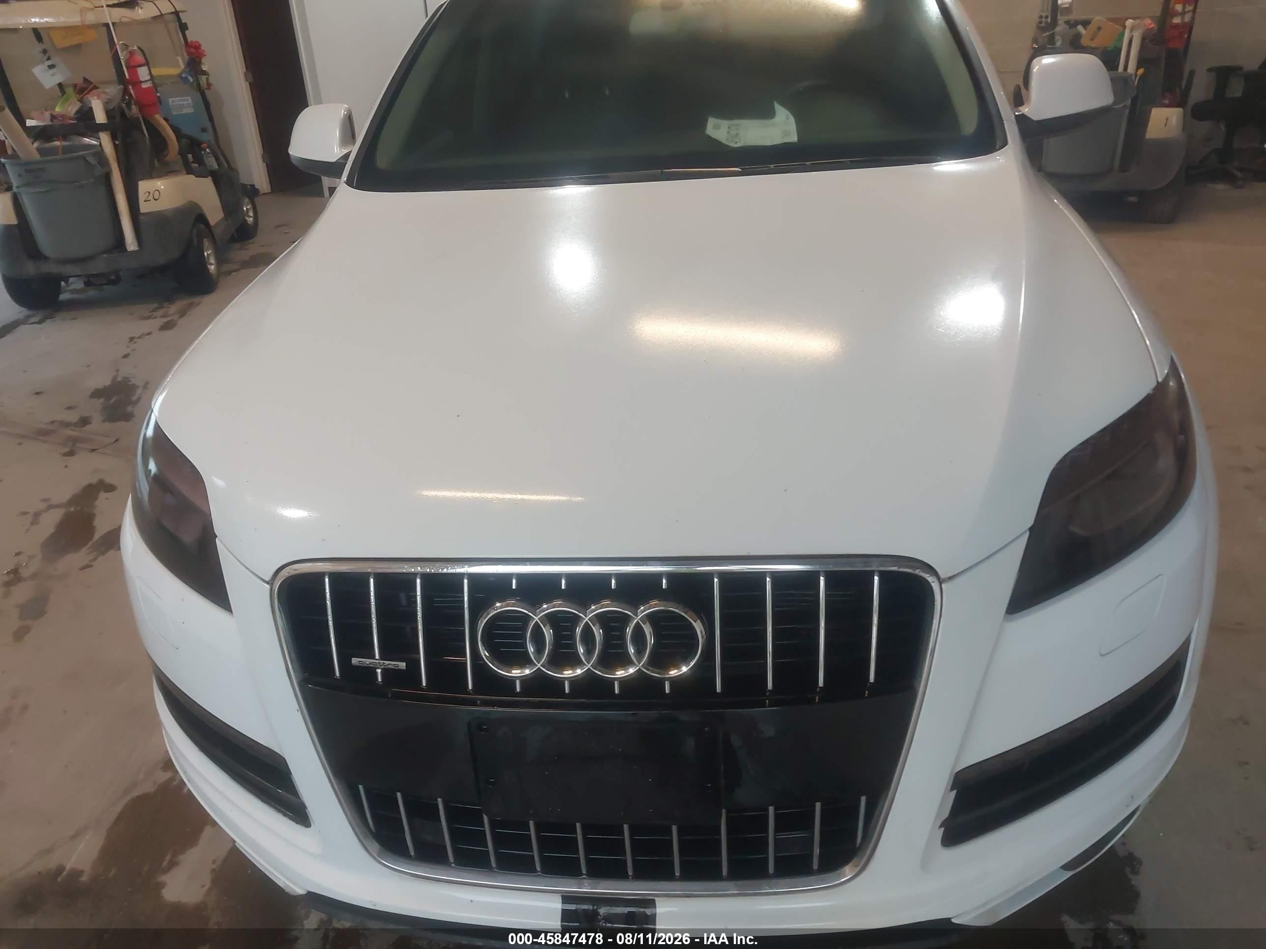 2013 Audi Q7 3.0 Tdi Premium Белый vin: WA1VMAFEXDD012247