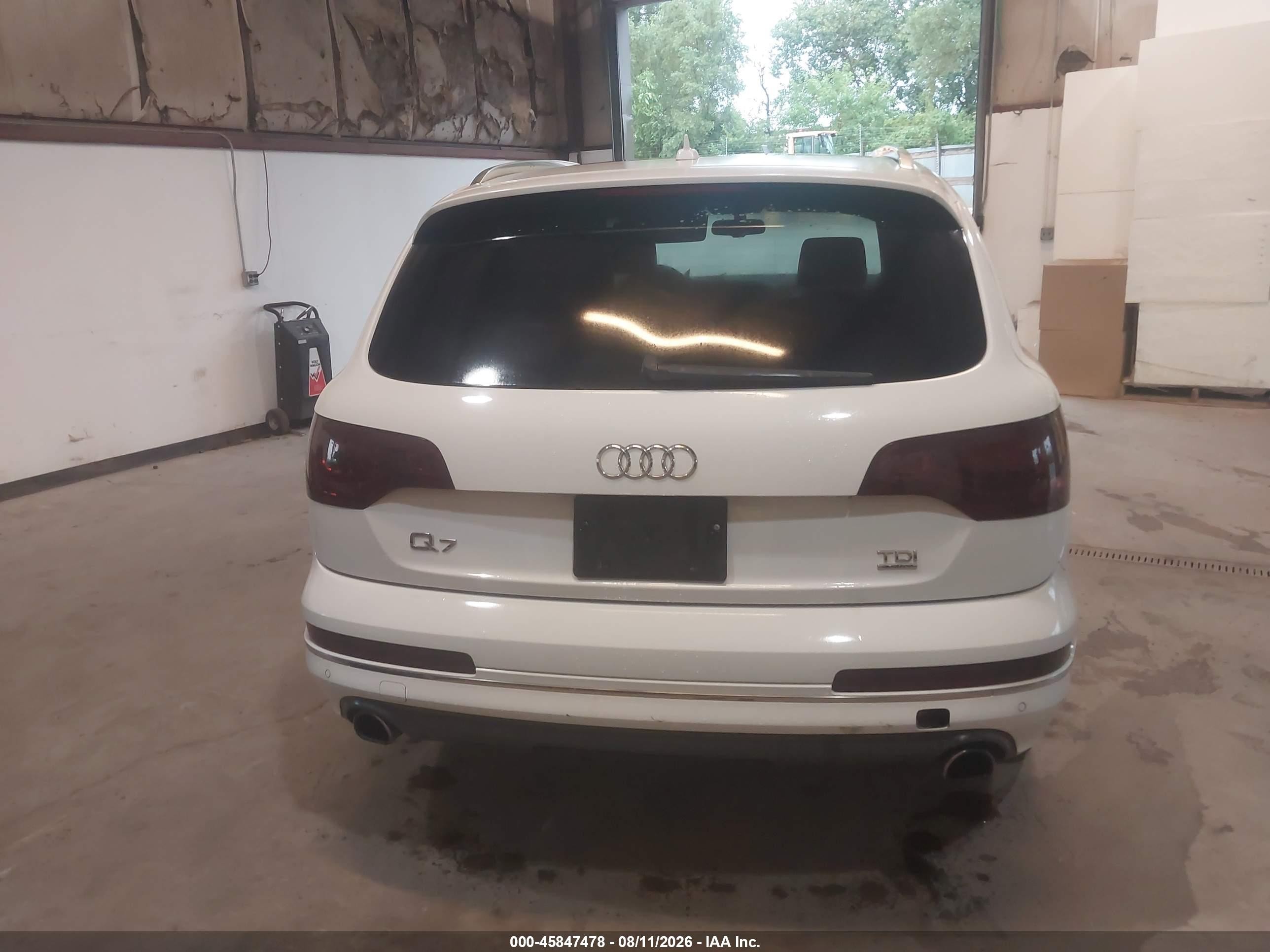 2013 Audi Q7 3.0 Tdi Premium Белый vin: WA1VMAFEXDD012247