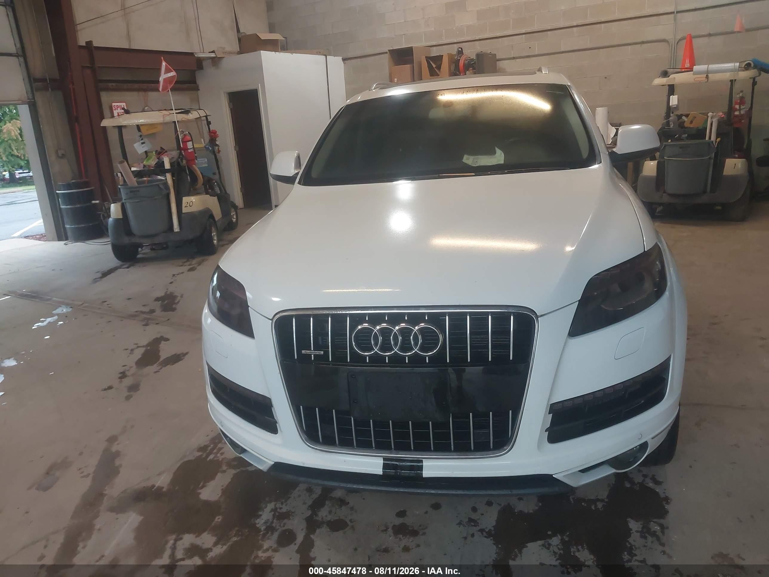 2013 Audi Q7 3.0 Tdi Premium Белый vin: WA1VMAFEXDD012247