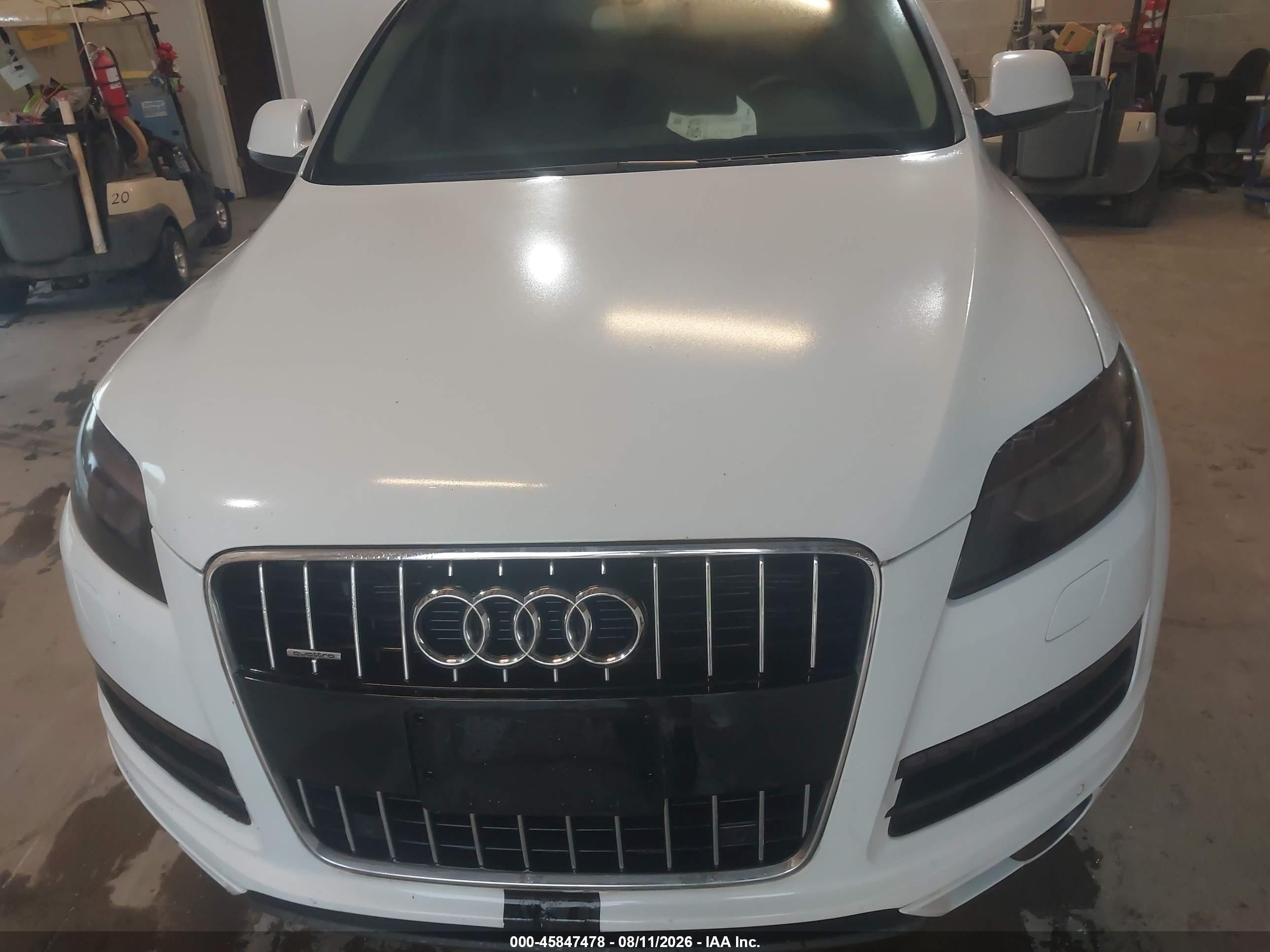 2013 Audi Q7 3.0 Tdi Premium Белый vin: WA1VMAFEXDD012247