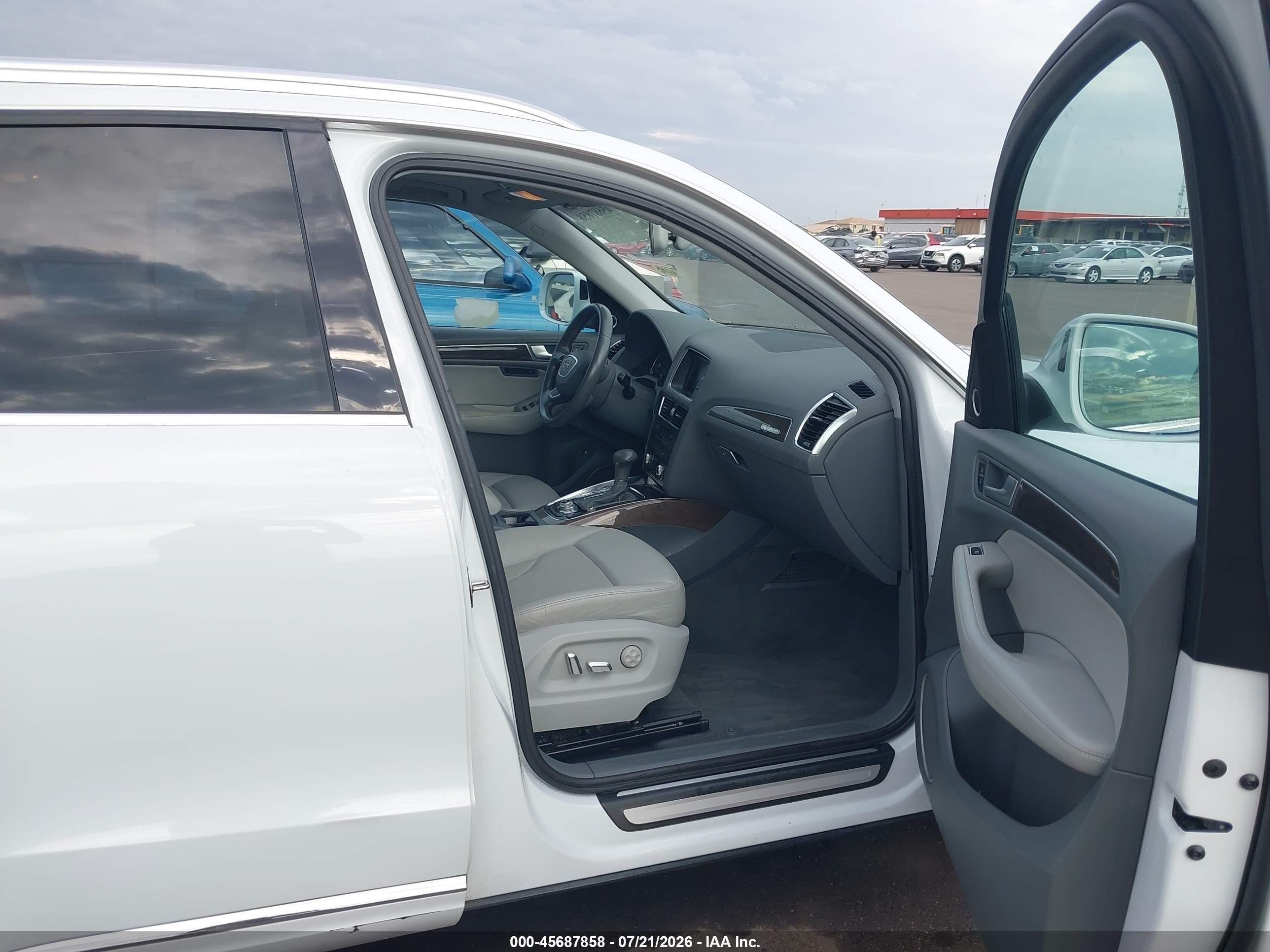 2014 Audi Q5 3.0 Tdi Premium Plus White vin: WA1VMAFP2EA113576