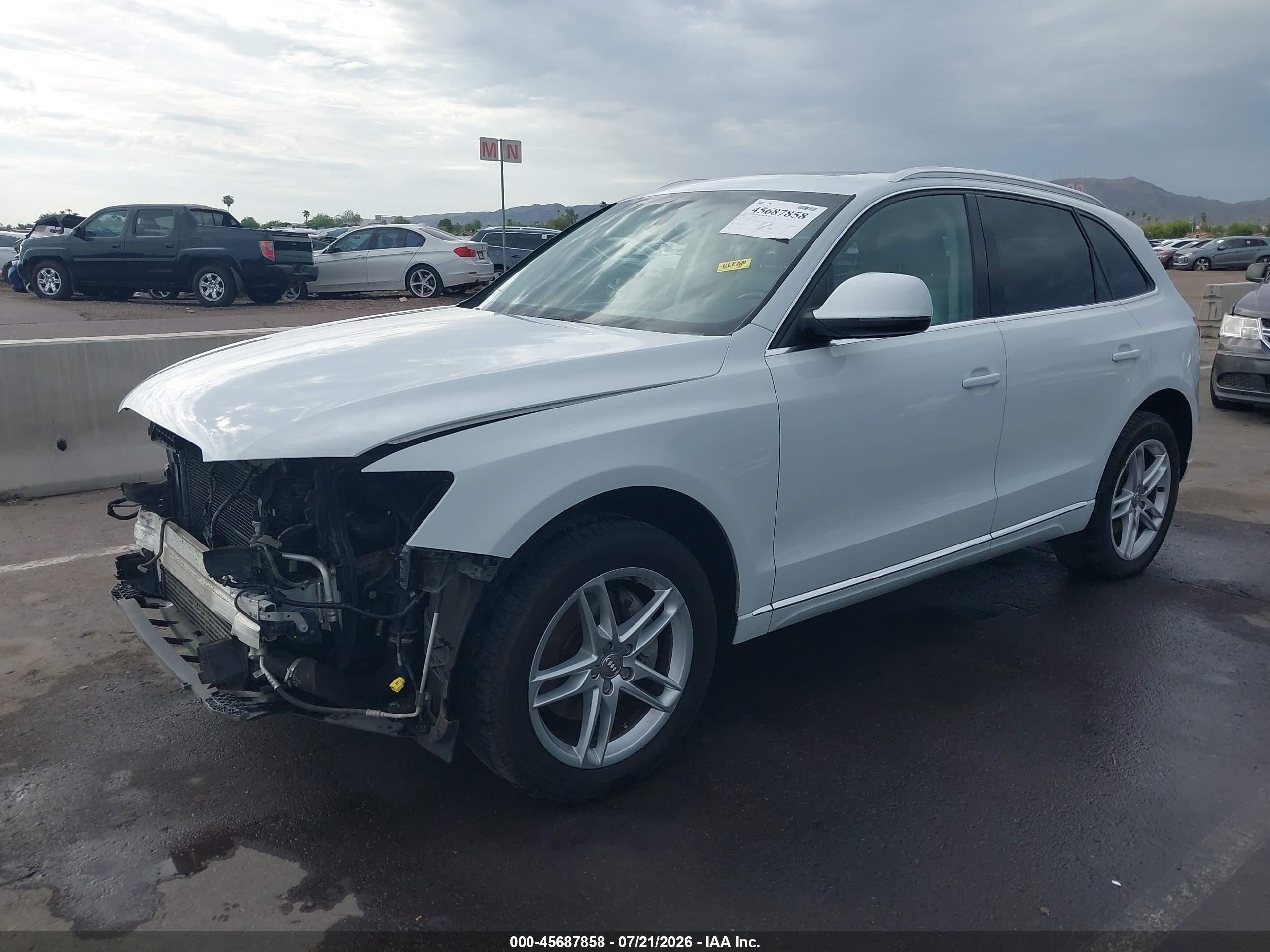 2014 Audi Q5 3.0 Tdi Premium Plus White vin: WA1VMAFP2EA113576