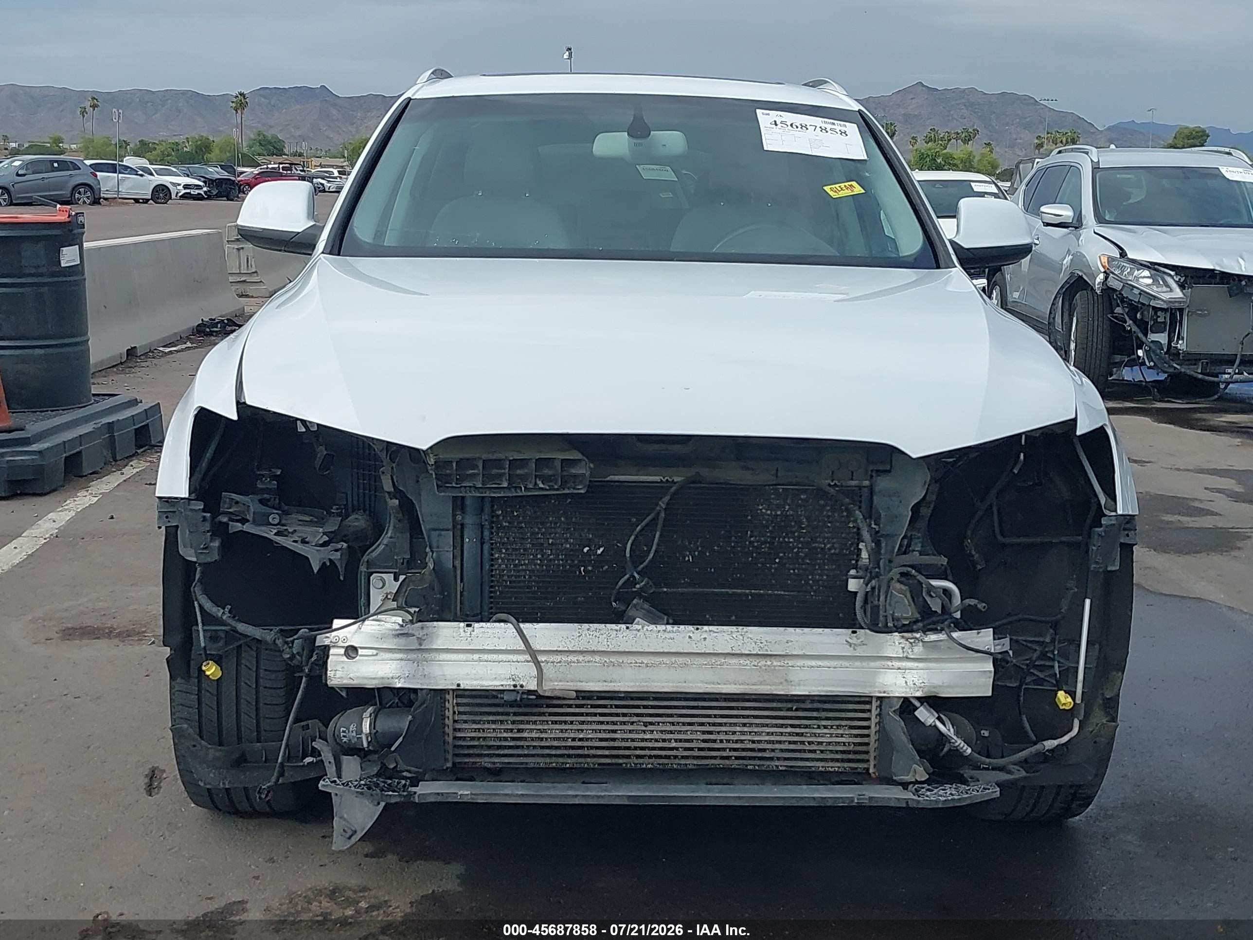 2014 Audi Q5 3.0 Tdi Premium Plus White vin: WA1VMAFP2EA113576