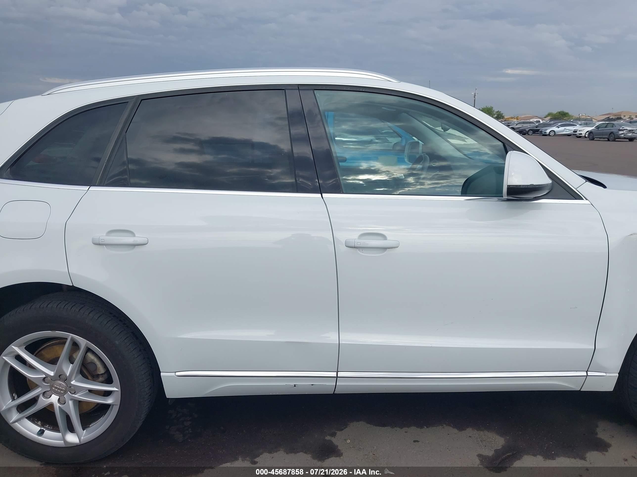 2014 Audi Q5 3.0 Tdi Premium Plus White vin: WA1VMAFP2EA113576