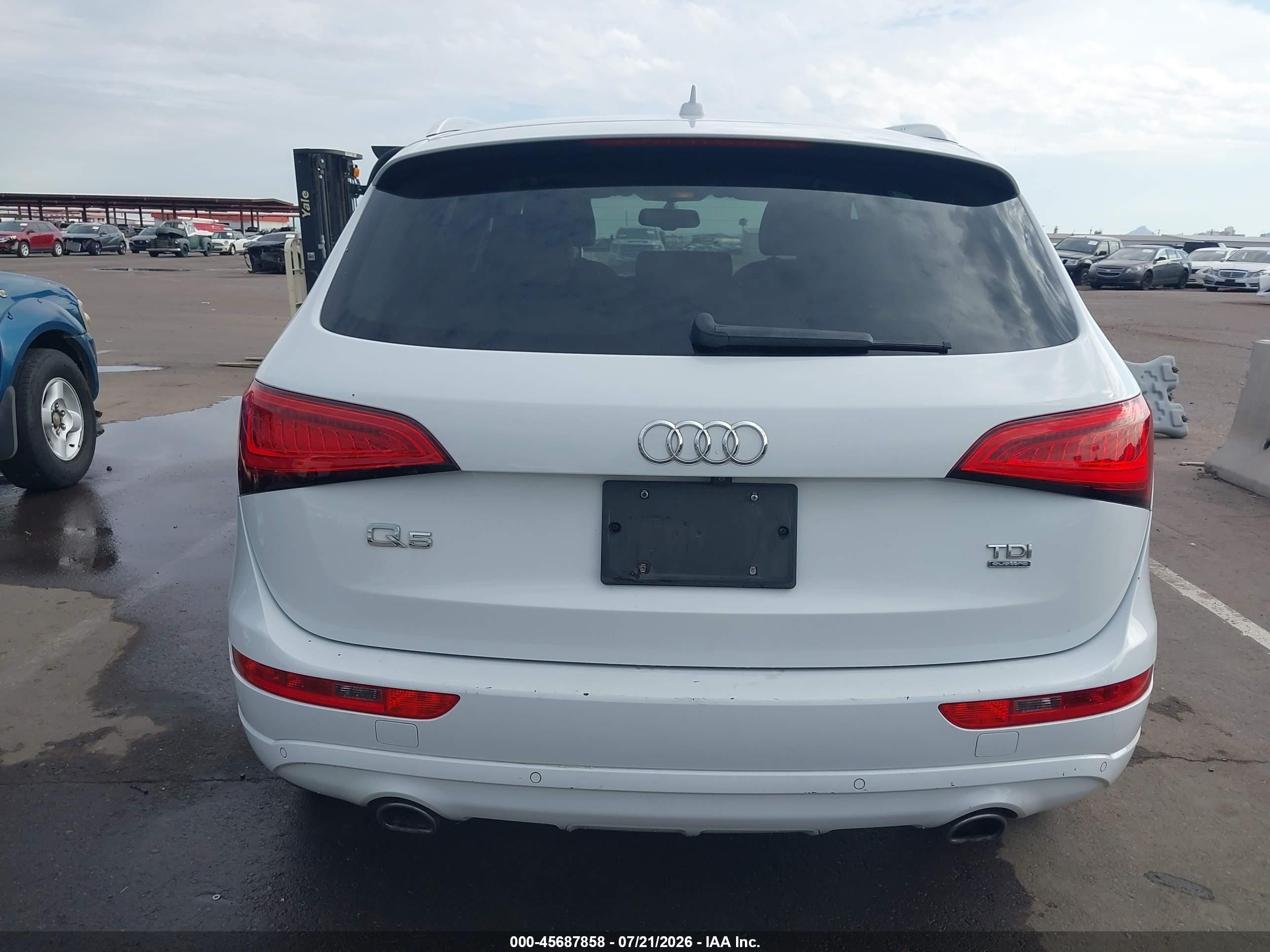 2014 Audi Q5 3.0 Tdi Premium Plus White vin: WA1VMAFP2EA113576