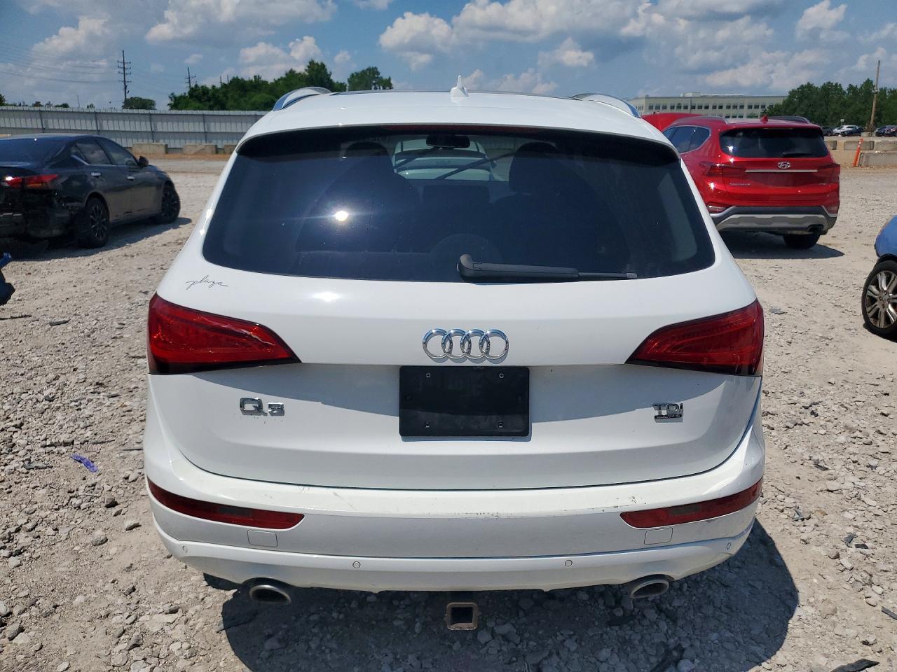 2014 Audi Q5 Tdi Prestige White vin: WA1VMAFP5EA005288
