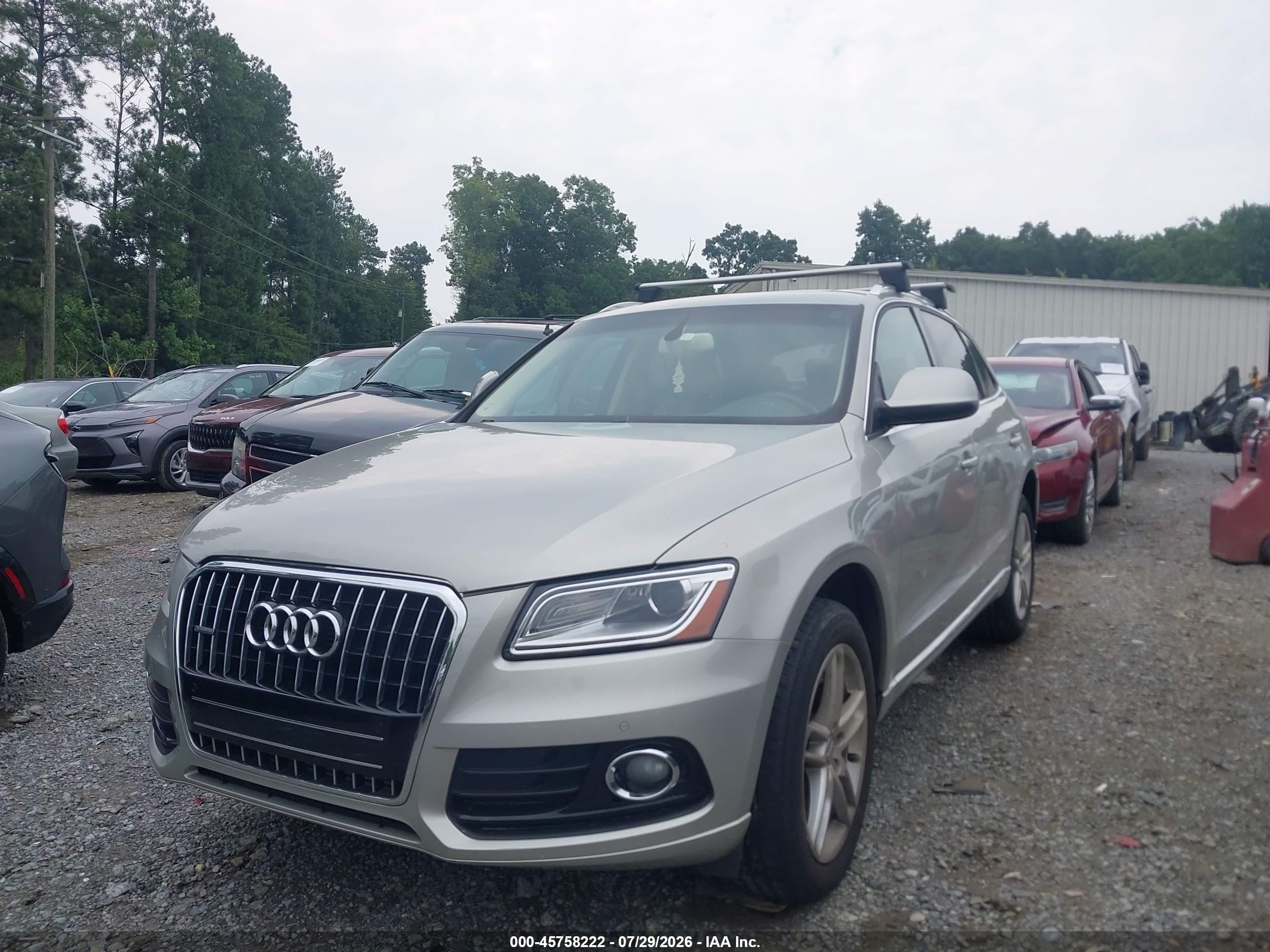 2014 Audi Q5 3.0 Tdi Premium Plus Silver vin: WA1VMAFP8EA081572