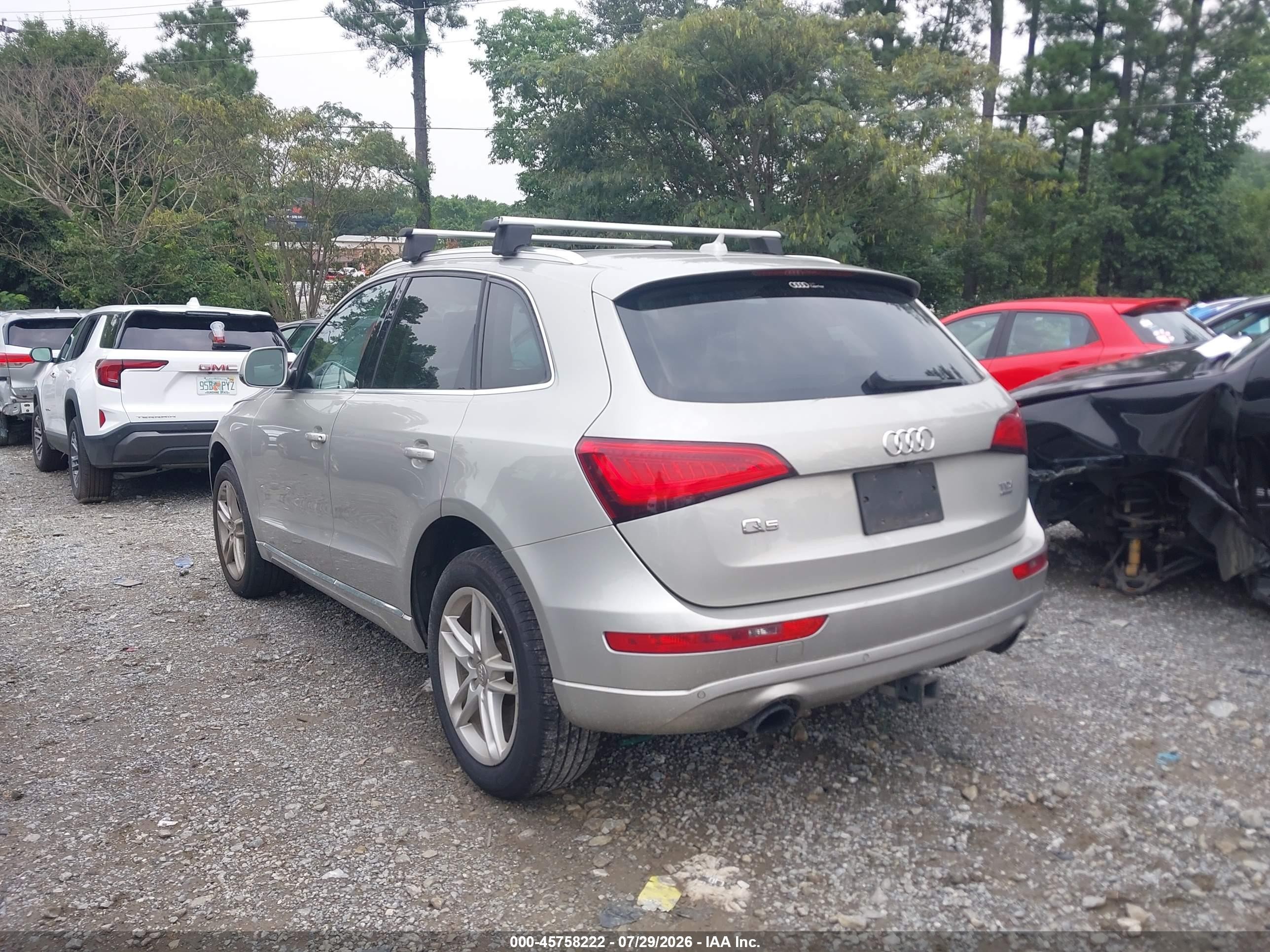 2014 Audi Q5 3.0 Tdi Premium Plus Silver vin: WA1VMAFP8EA081572