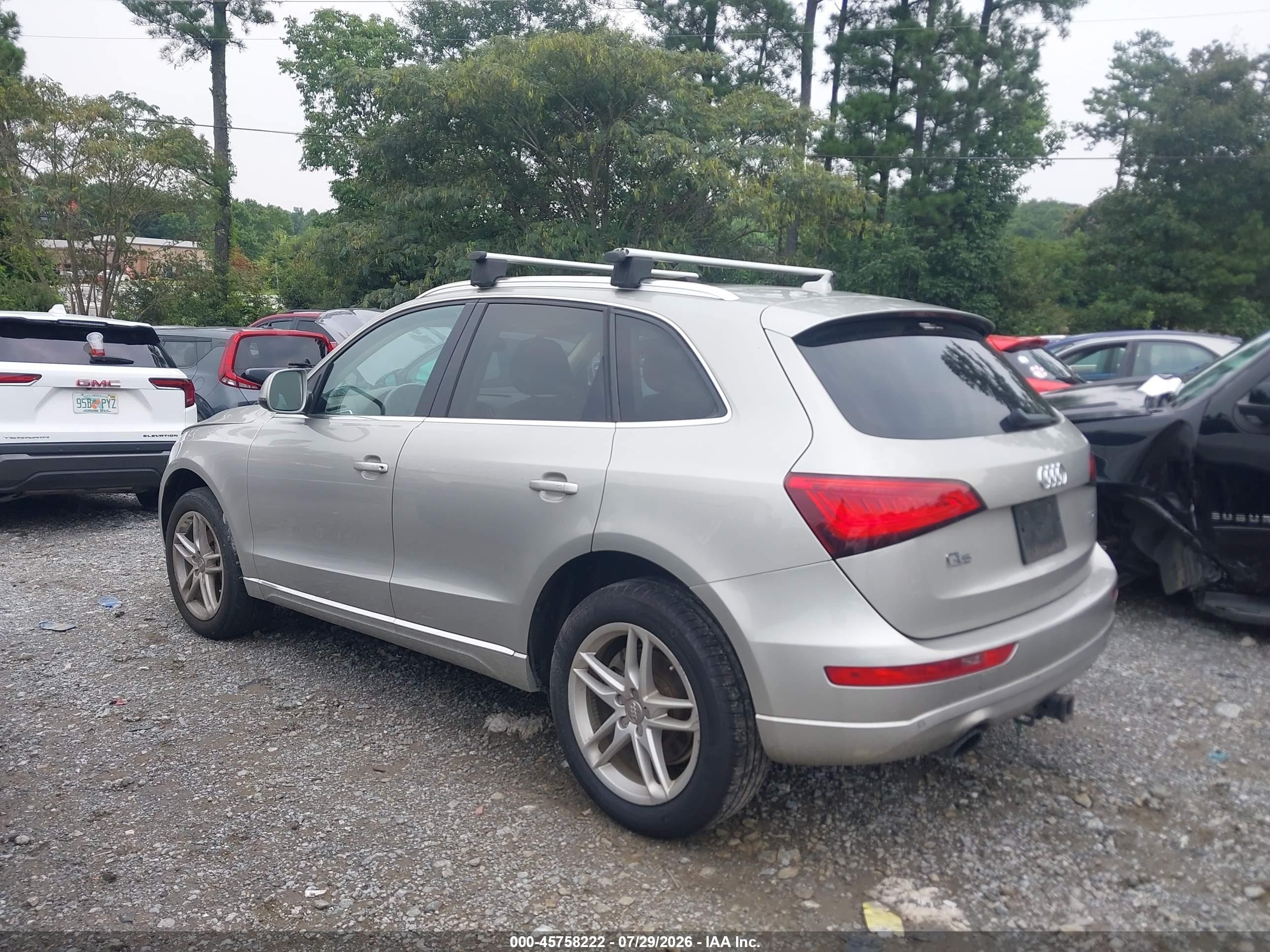 2014 Audi Q5 3.0 Tdi Premium Plus Silver vin: WA1VMAFP8EA081572