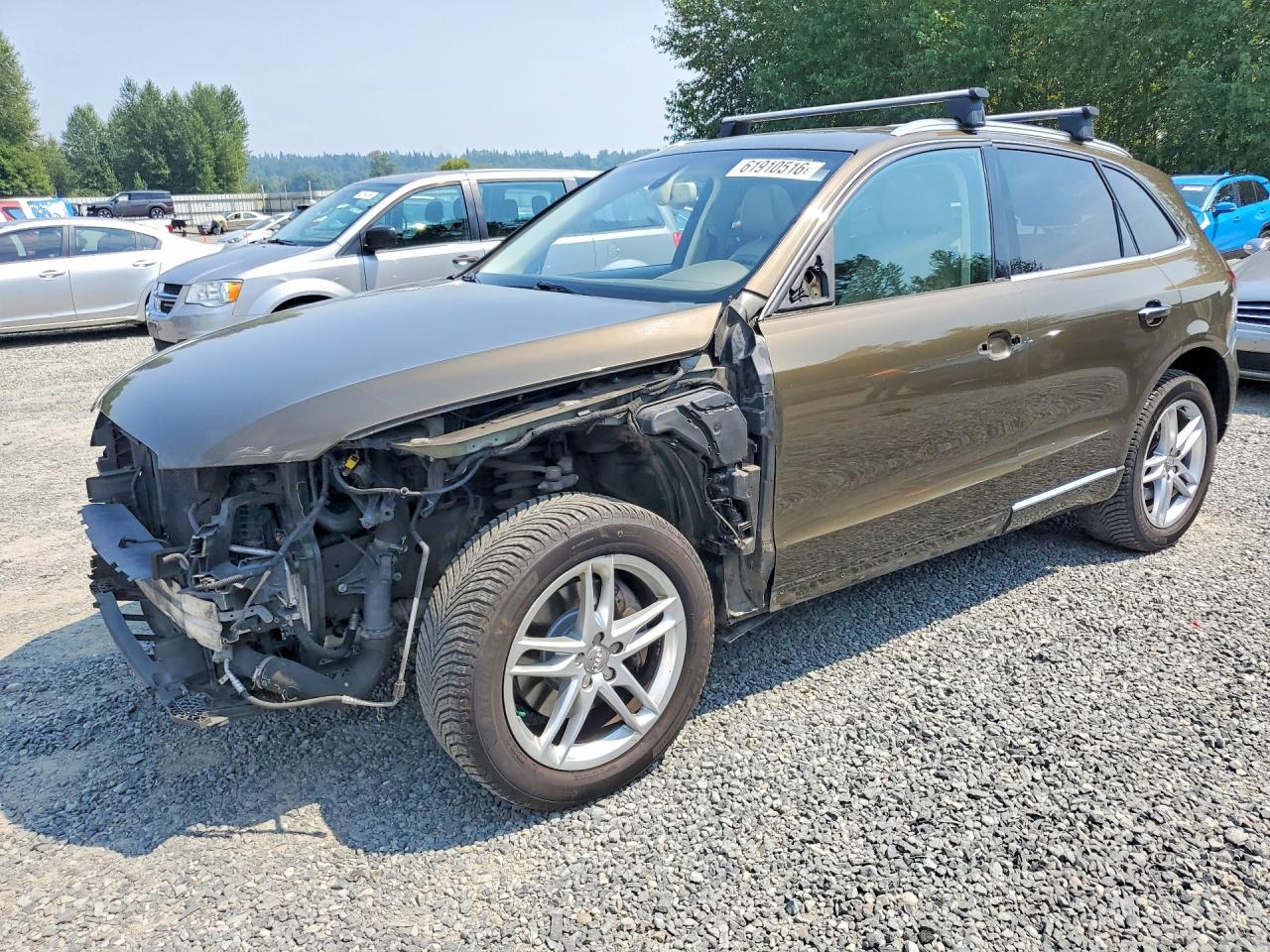 2015 Audi Q5 Tdi Prestige Brown vin: WA1VMAFP8FA002175