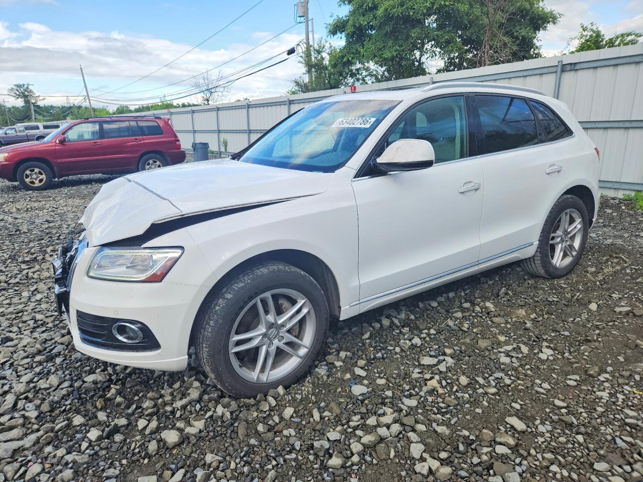 2015 Audi Q5 Tdi Prestige Белый vin: WA1VMAFP9FA088578