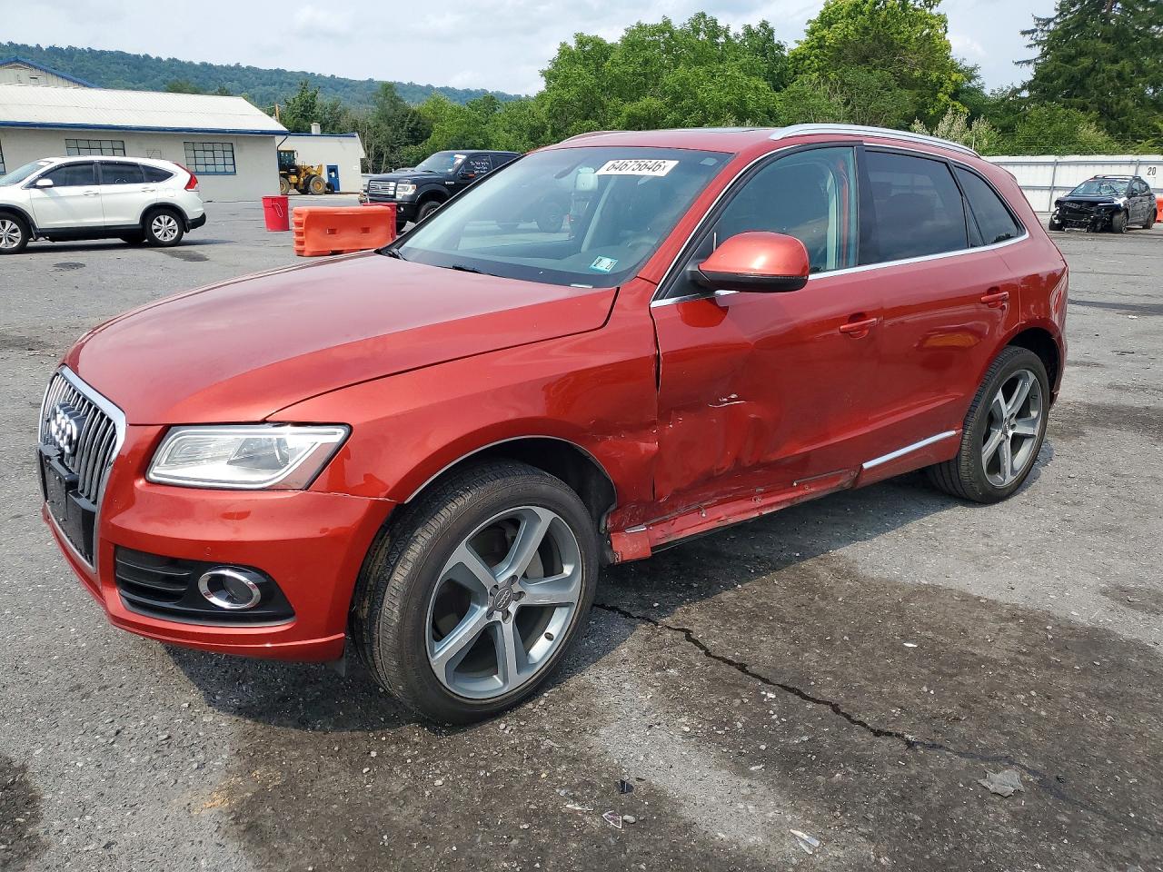 2014 Audi Q5 Tdi Prestige Maroon vin: WA1VMAFPXEA004511
