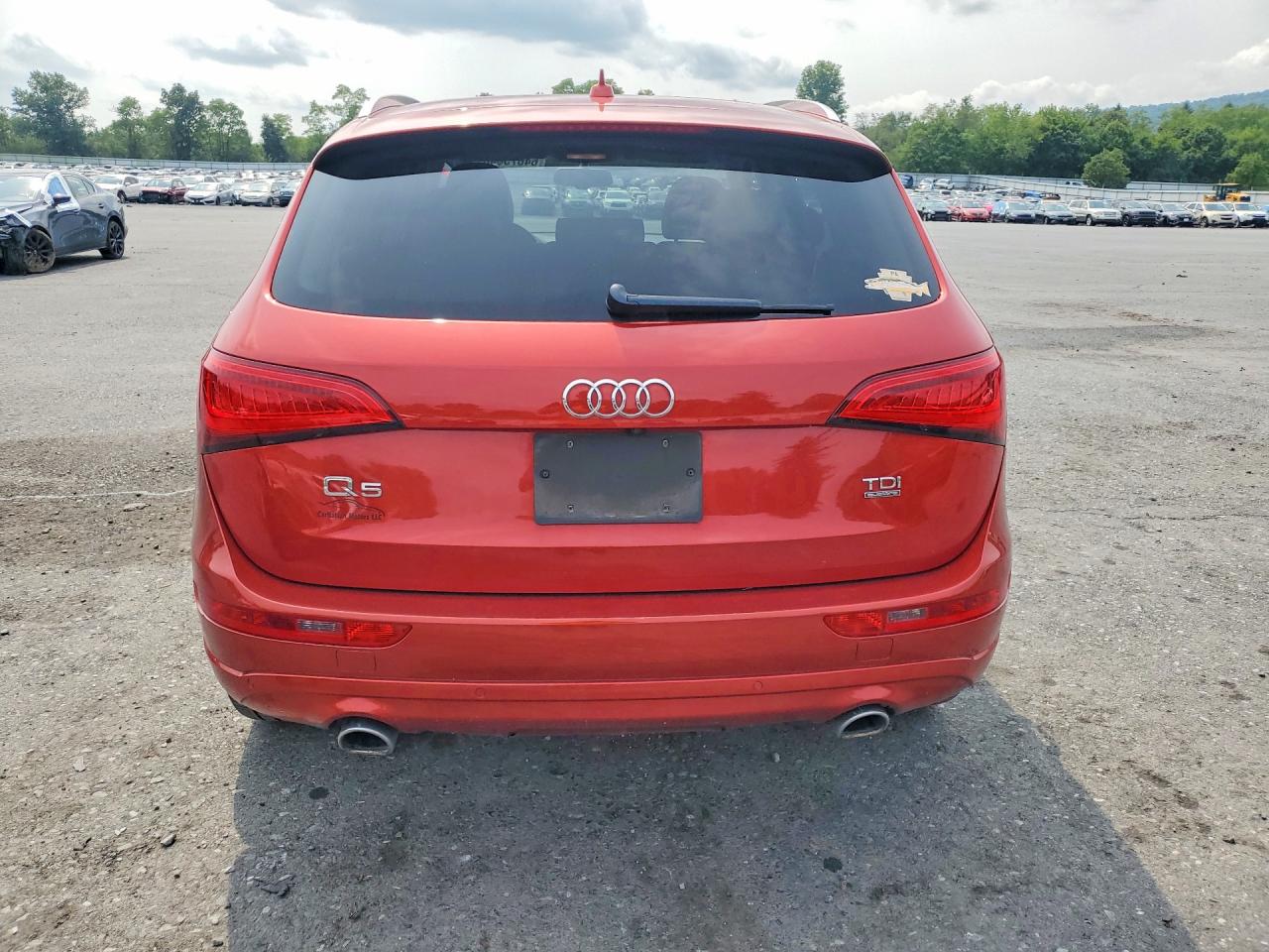 2014 Audi Q5 Tdi Prestige Maroon vin: WA1VMAFPXEA004511