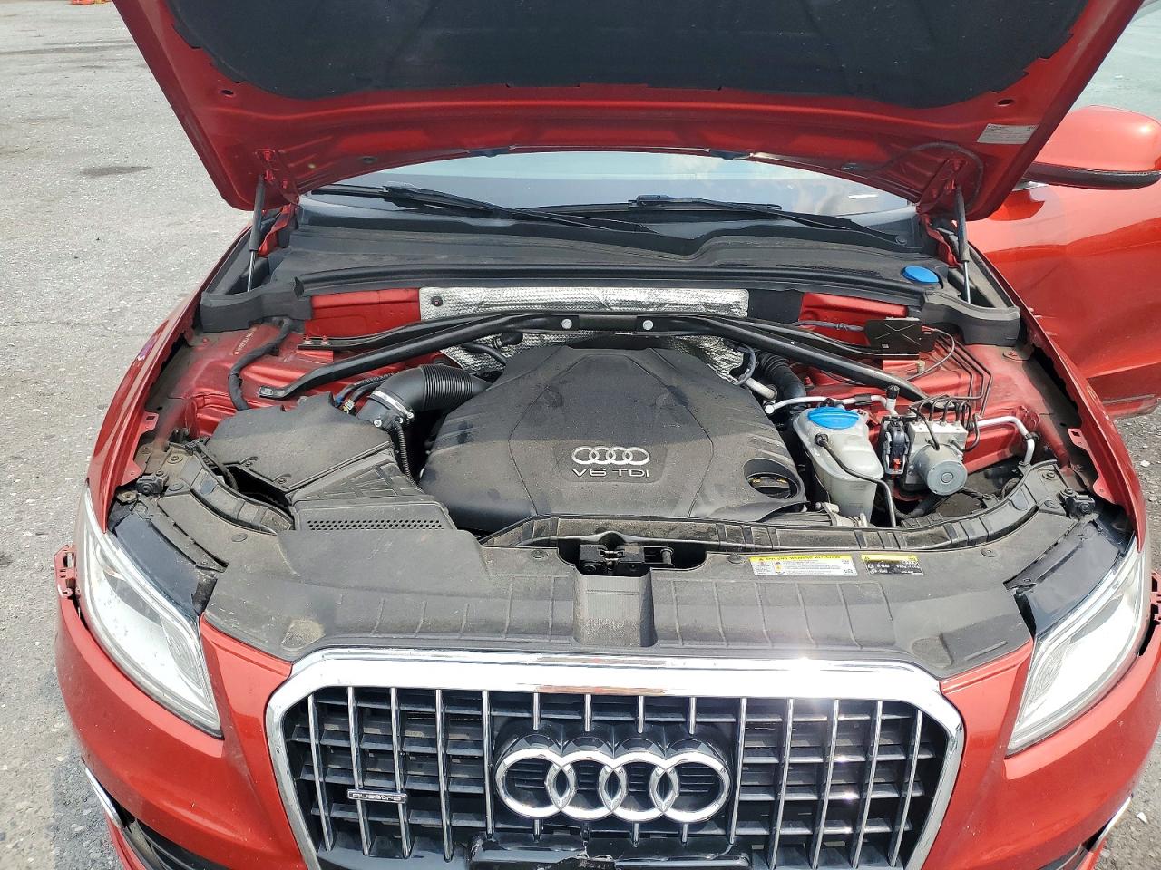 2014 Audi Q5 Tdi Prestige Maroon vin: WA1VMAFPXEA004511