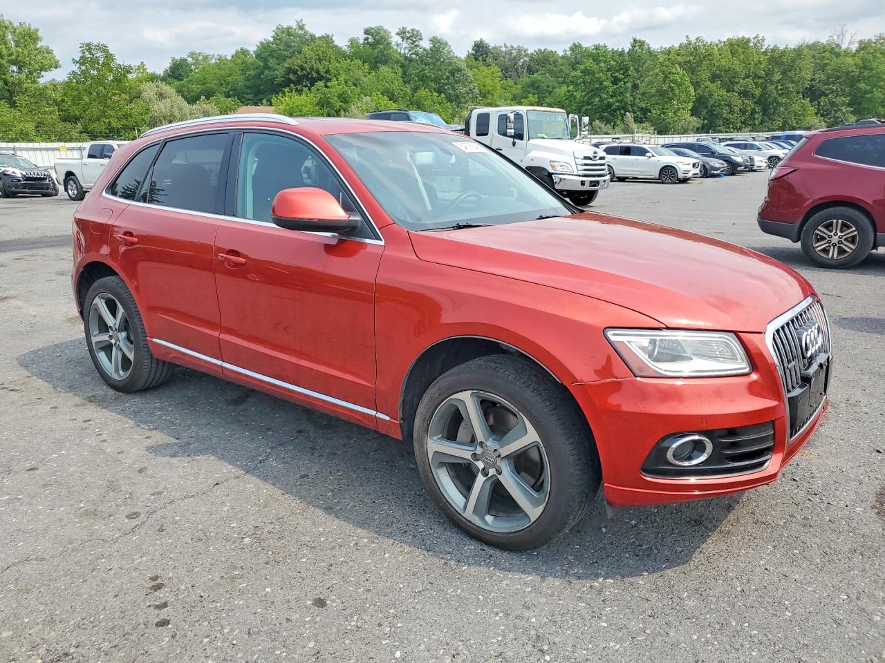 2014 Audi Q5 Tdi Prestige Maroon vin: WA1VMAFPXEA004511