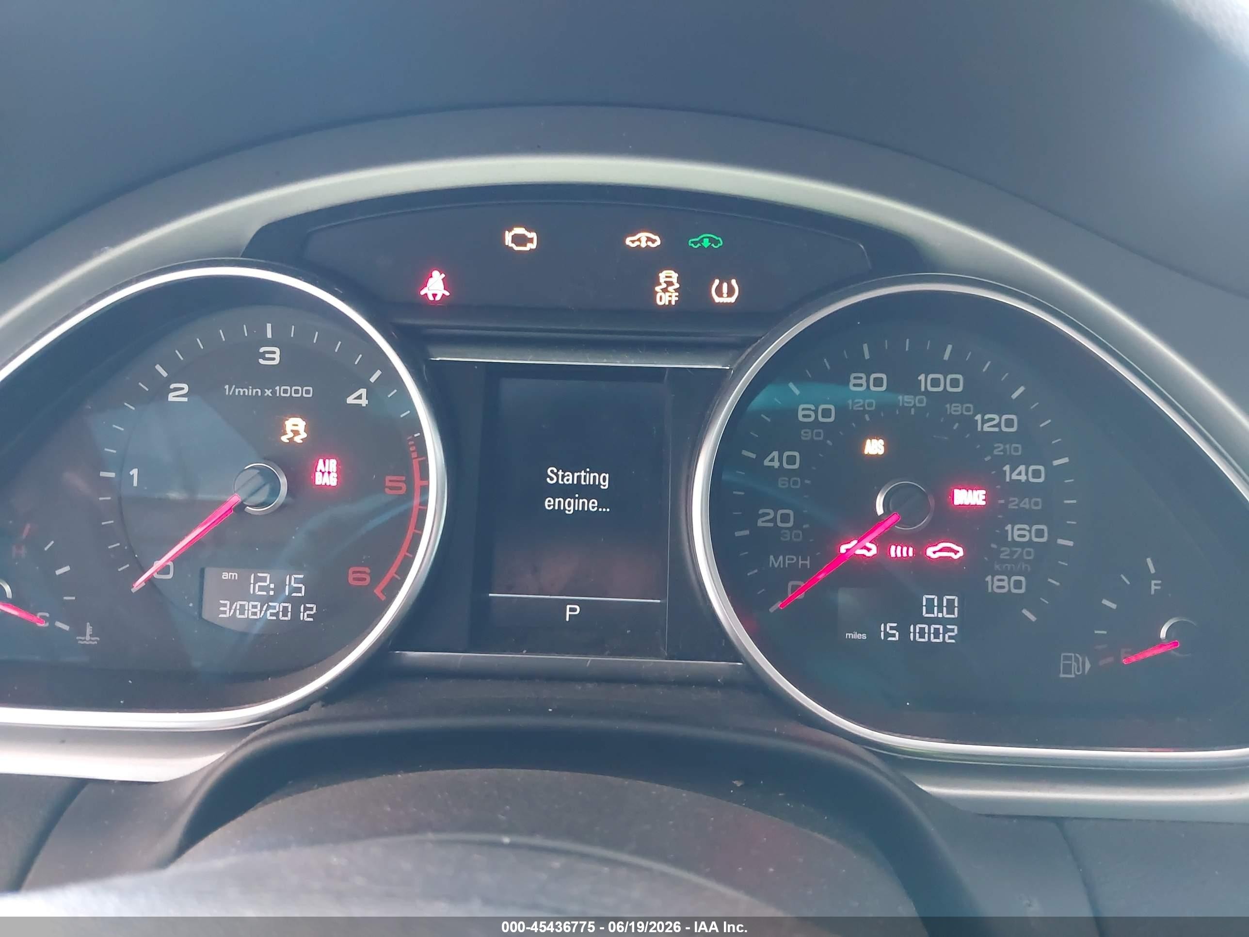 2013 Audi Q7 3.0 Tdi Premium White vin: WA1VMBFE8DD010258