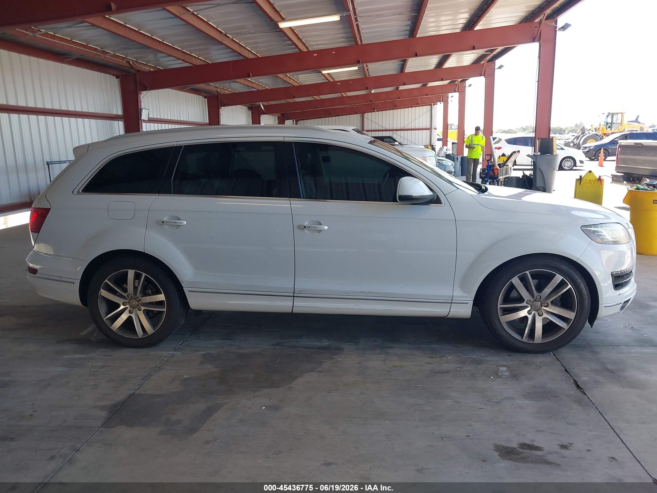 2013 Audi Q7 3.0 Tdi Premium White vin: WA1VMBFE8DD010258
