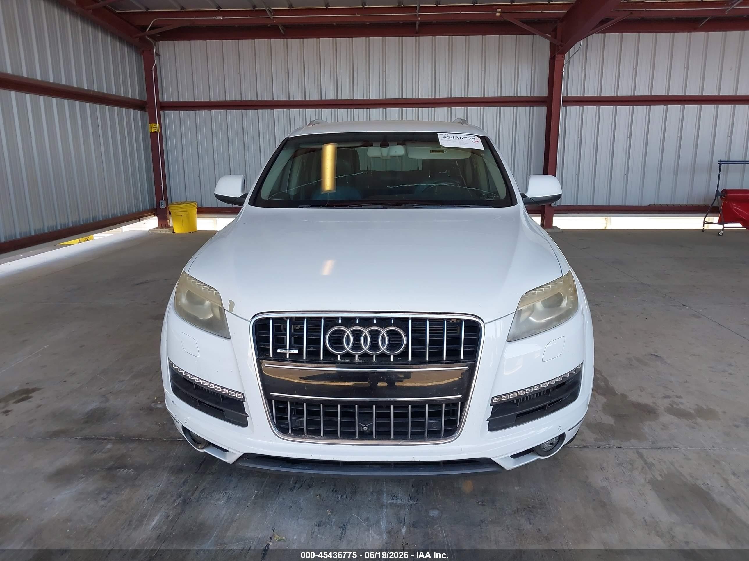 2013 Audi Q7 3.0 Tdi Premium White vin: WA1VMBFE8DD010258