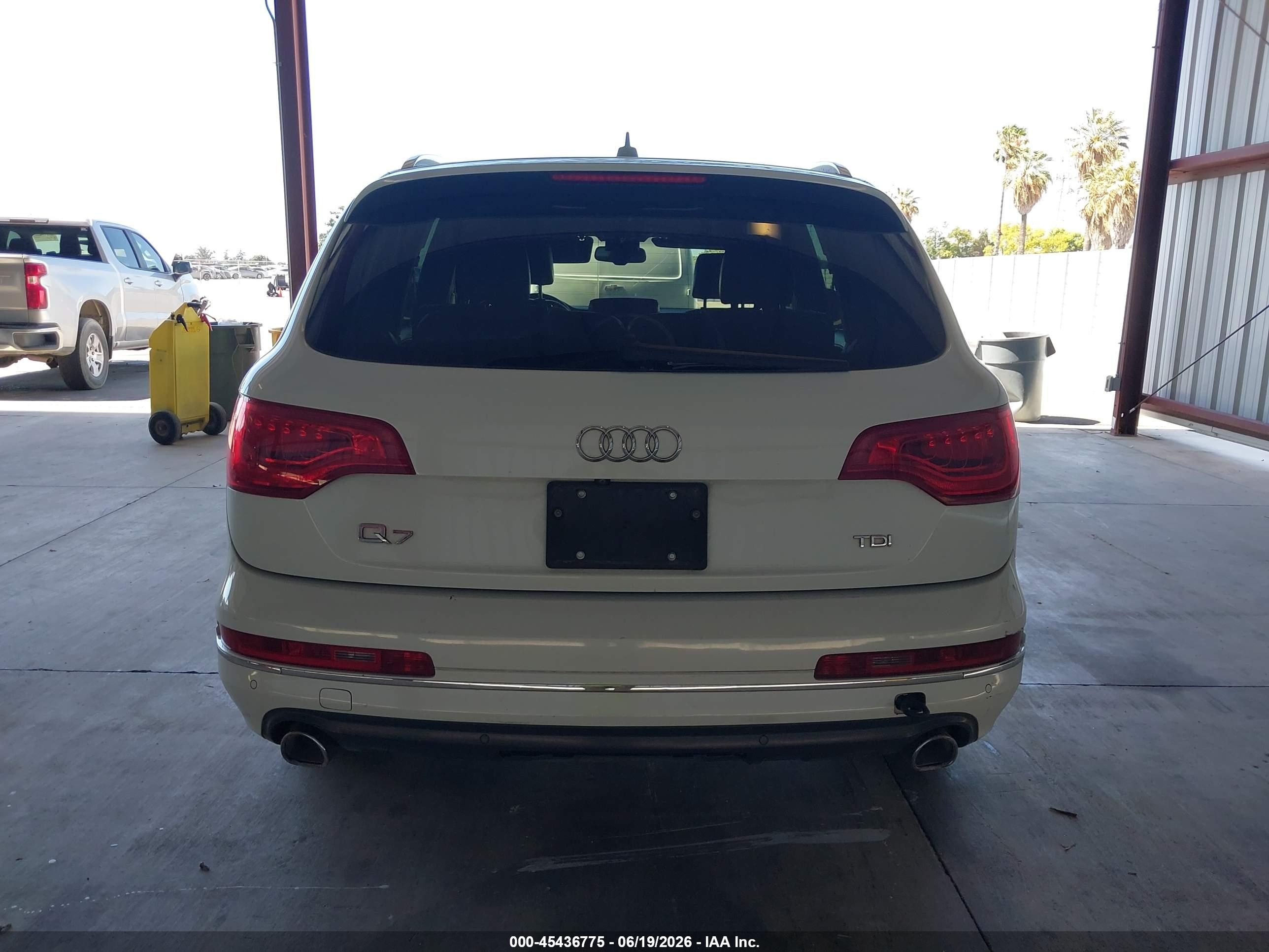 2013 Audi Q7 3.0 Tdi Premium White vin: WA1VMBFE8DD010258