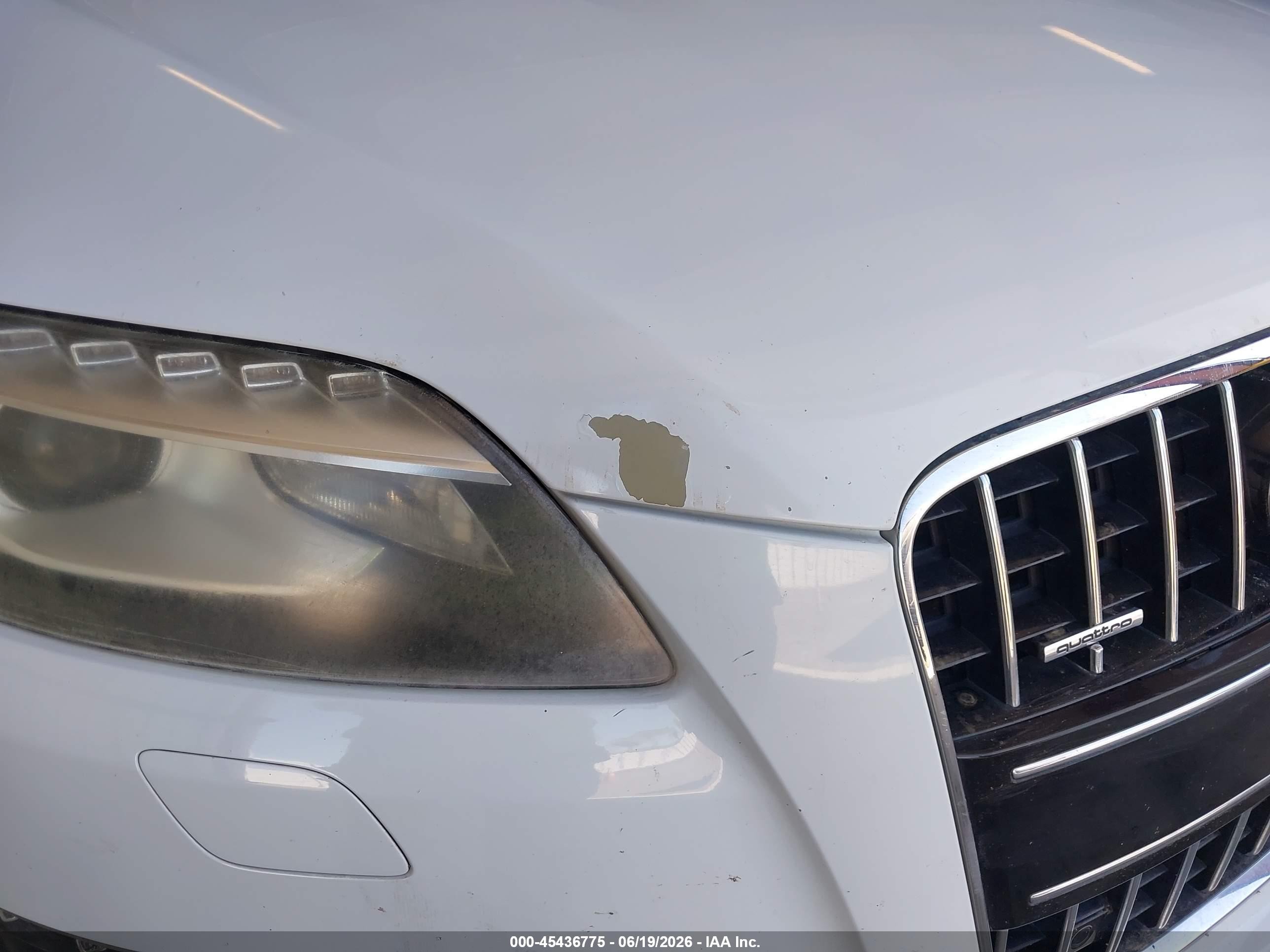 2013 Audi Q7 3.0 Tdi Premium White vin: WA1VMBFE8DD010258