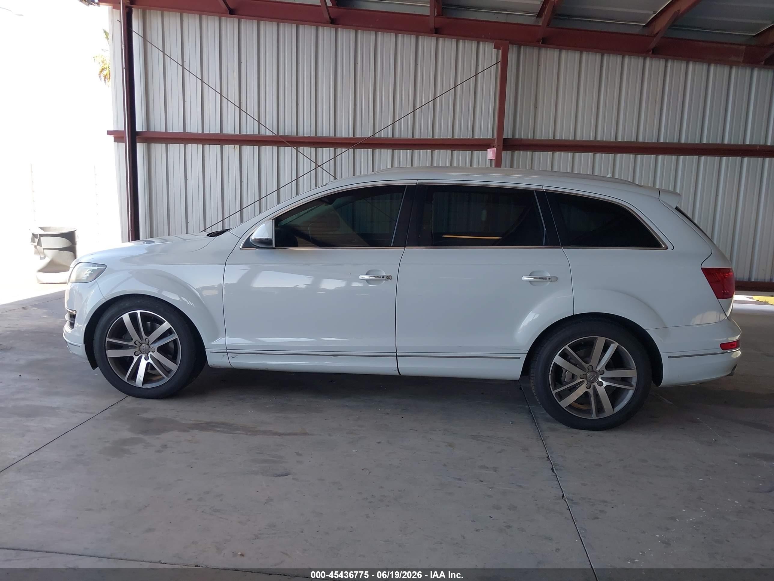 2013 Audi Q7 3.0 Tdi Premium White vin: WA1VMBFE8DD010258
