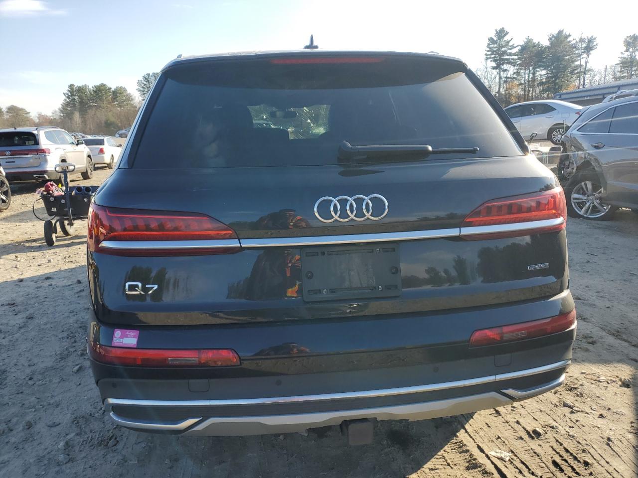 2021 Audi Q7 Prestige Черный vin: WA1VXAF74MD018618