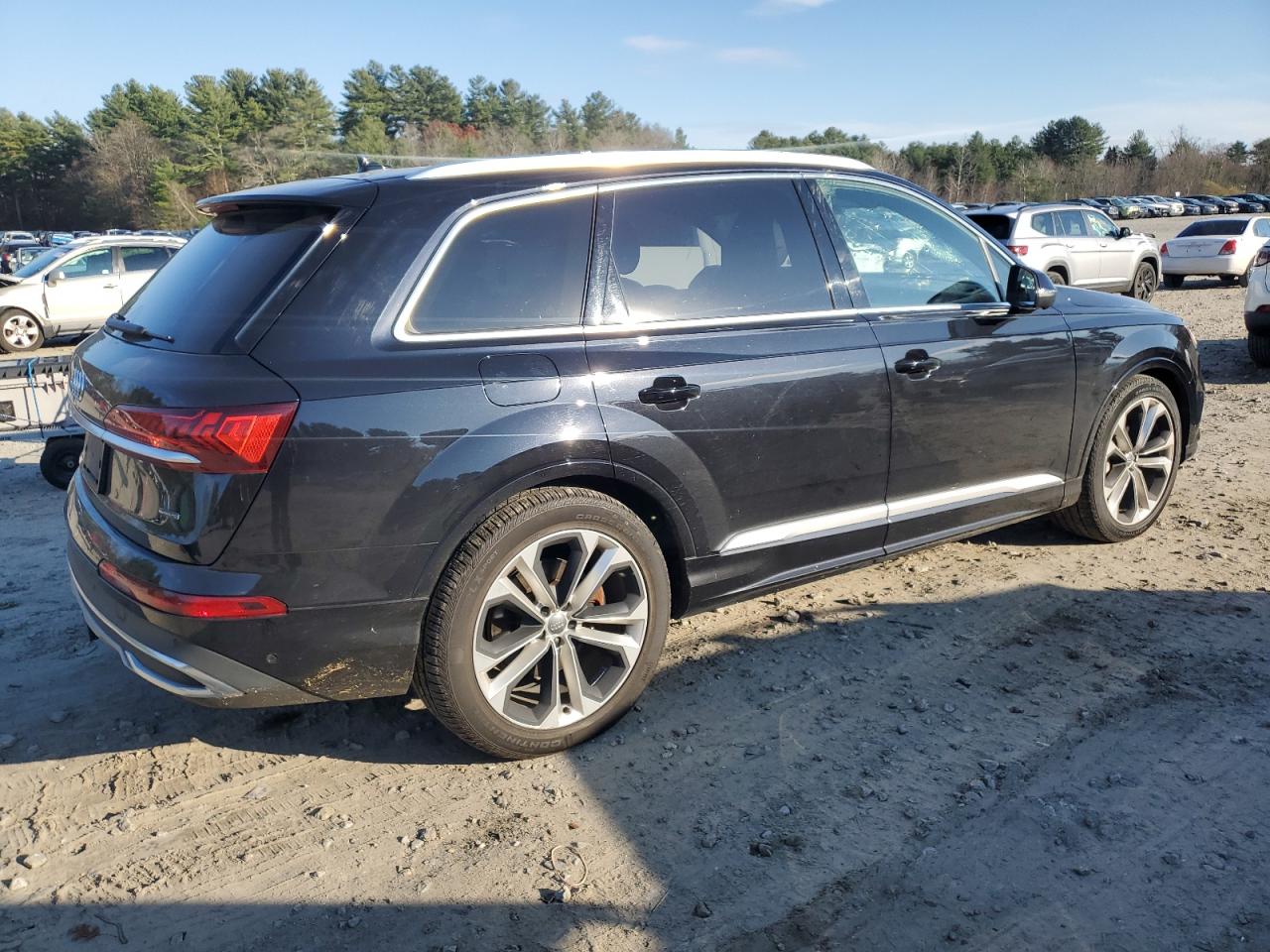2021 Audi Q7 Prestige Черный vin: WA1VXAF74MD018618
