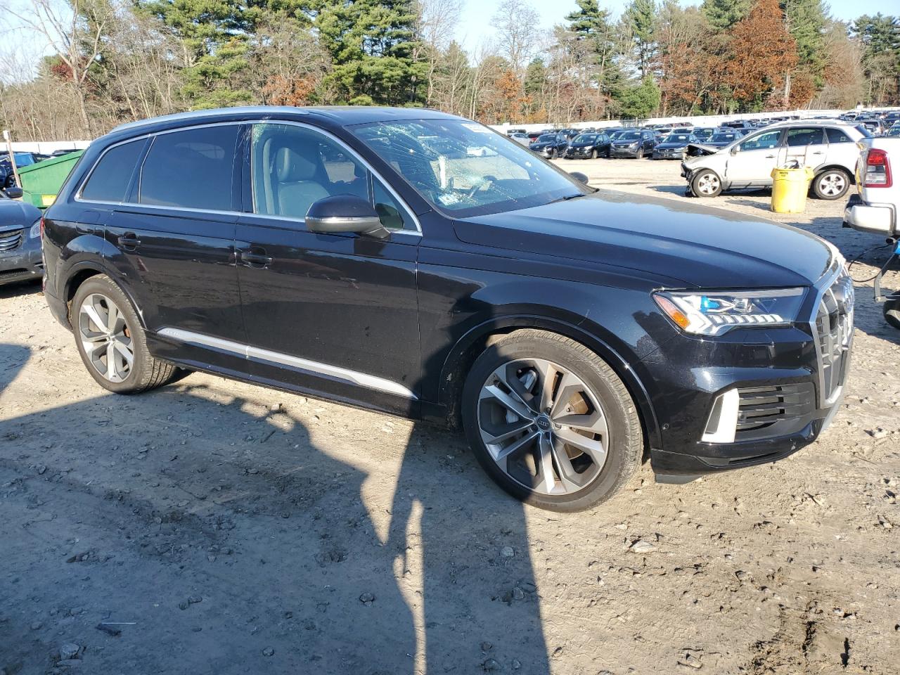 2021 Audi Q7 Prestige Черный vin: WA1VXAF74MD018618