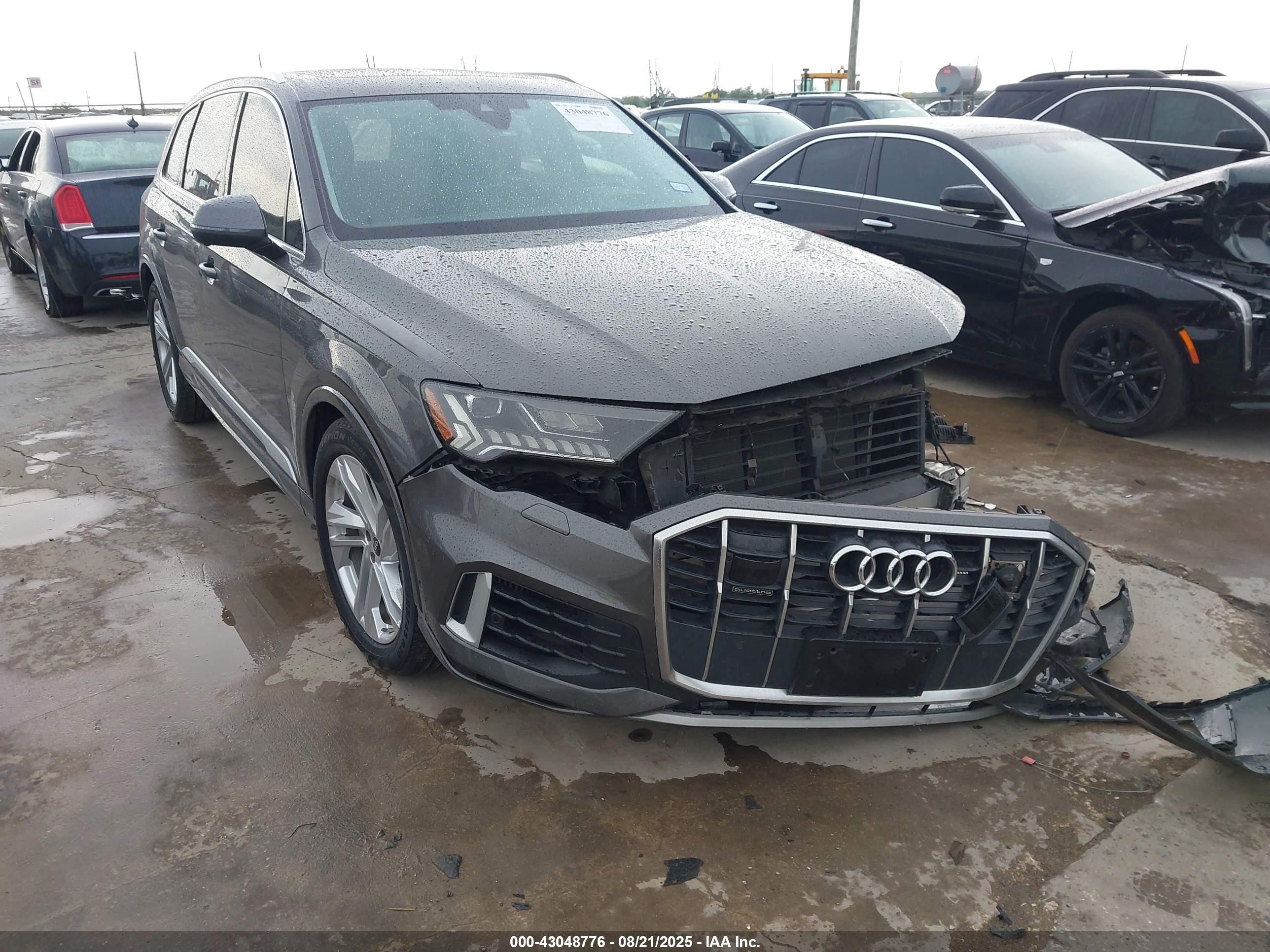 2023 Audi Q7 Prestige 55 Tfsi Quattro Tiptronic Gray vin: WA1VXBF75PD026785