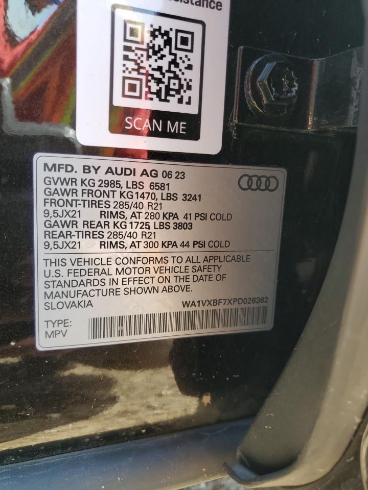 2023 Audi Q7 Prestige Brown vin: WA1VXBF7XPD026362