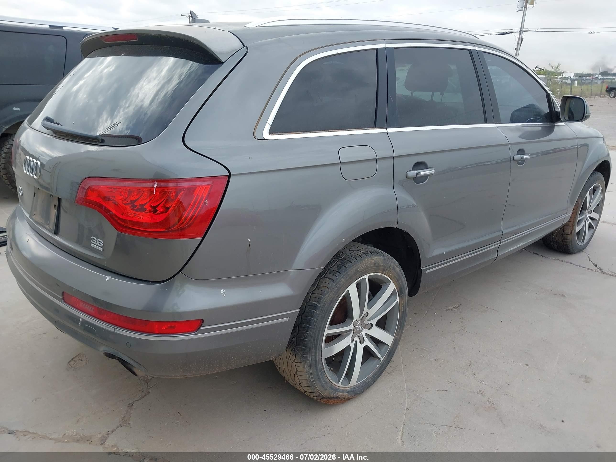 2010 Audi Q7 3.6 Premium Серый vin: WA1VYBFE7AD001700