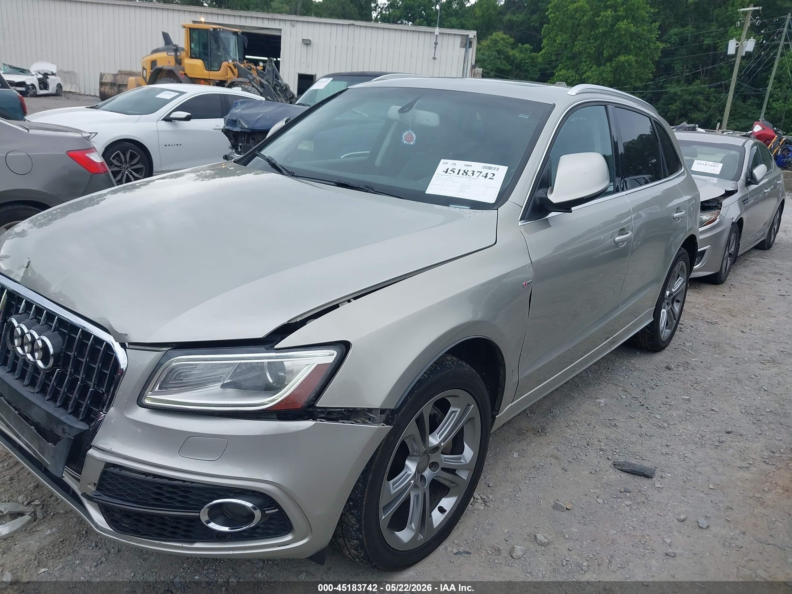 2013 Audi Q5 3.0t Premium Plus Tan vin: WA1WGAFP0DA097968