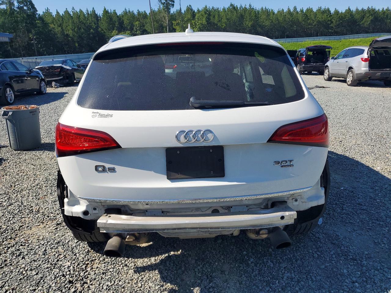 2015 Audi Q5 Prestige White vin: WA1WGAFP0FA050572