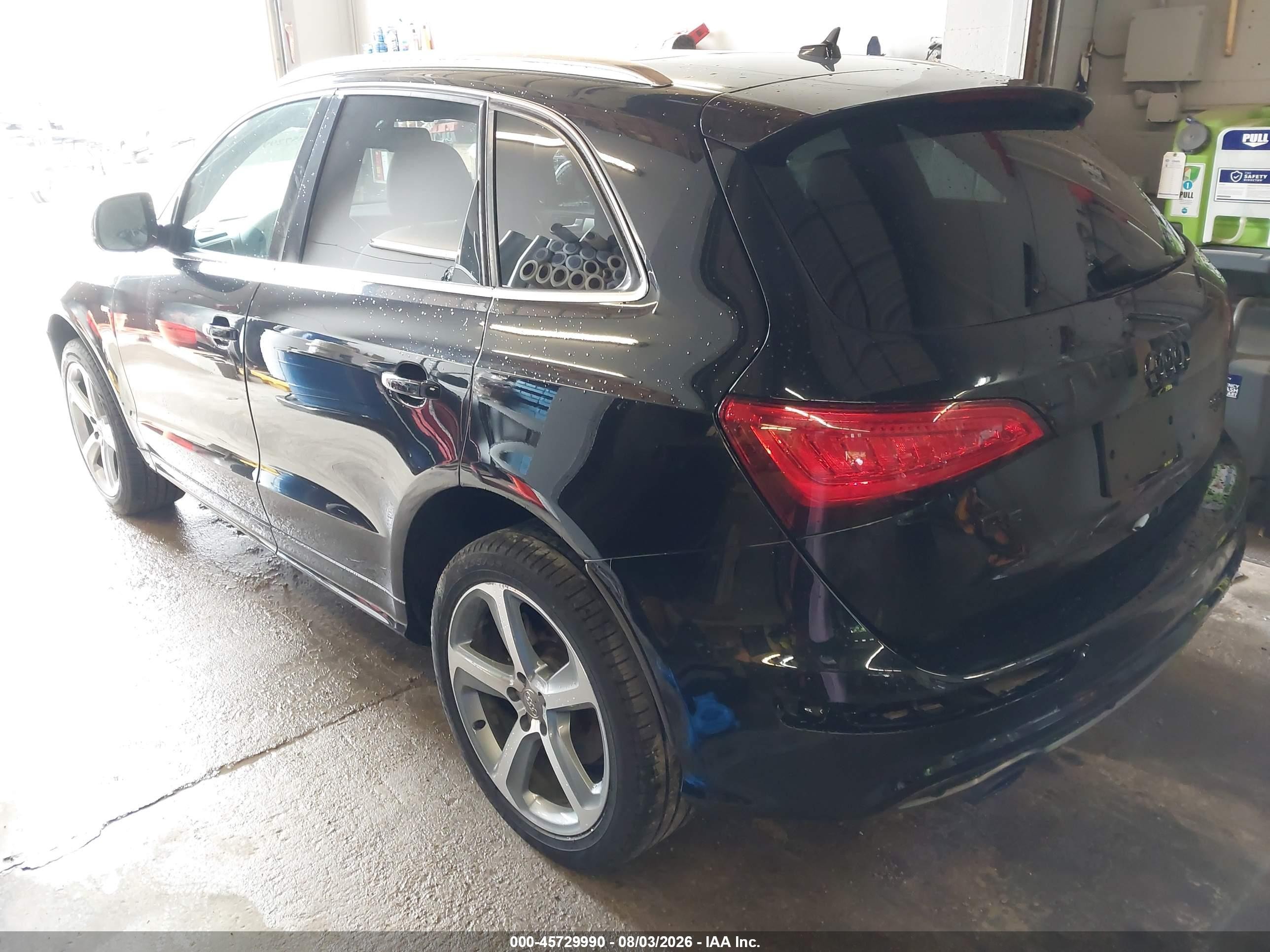 2013 Audi Q5 3.0t Premium Plus Black vin: WA1WGAFP2DA044205