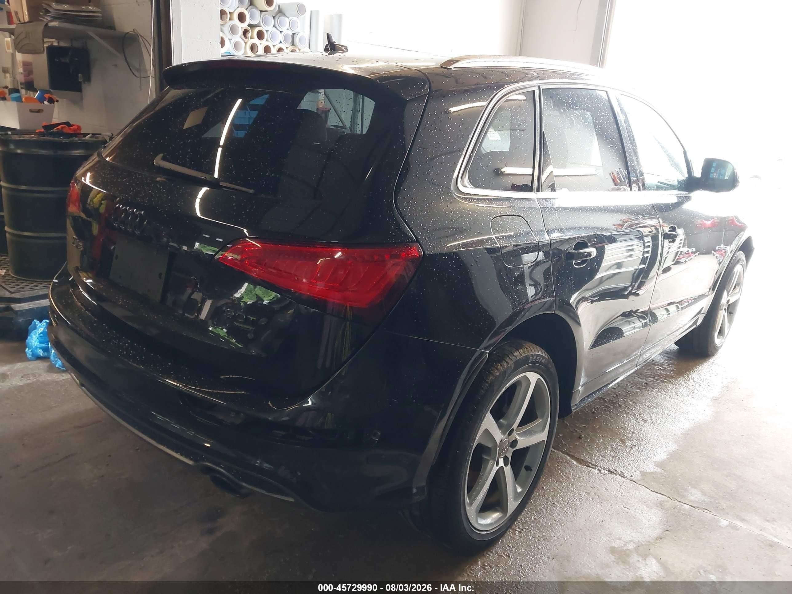 2013 Audi Q5 3.0t Premium Plus Black vin: WA1WGAFP2DA044205