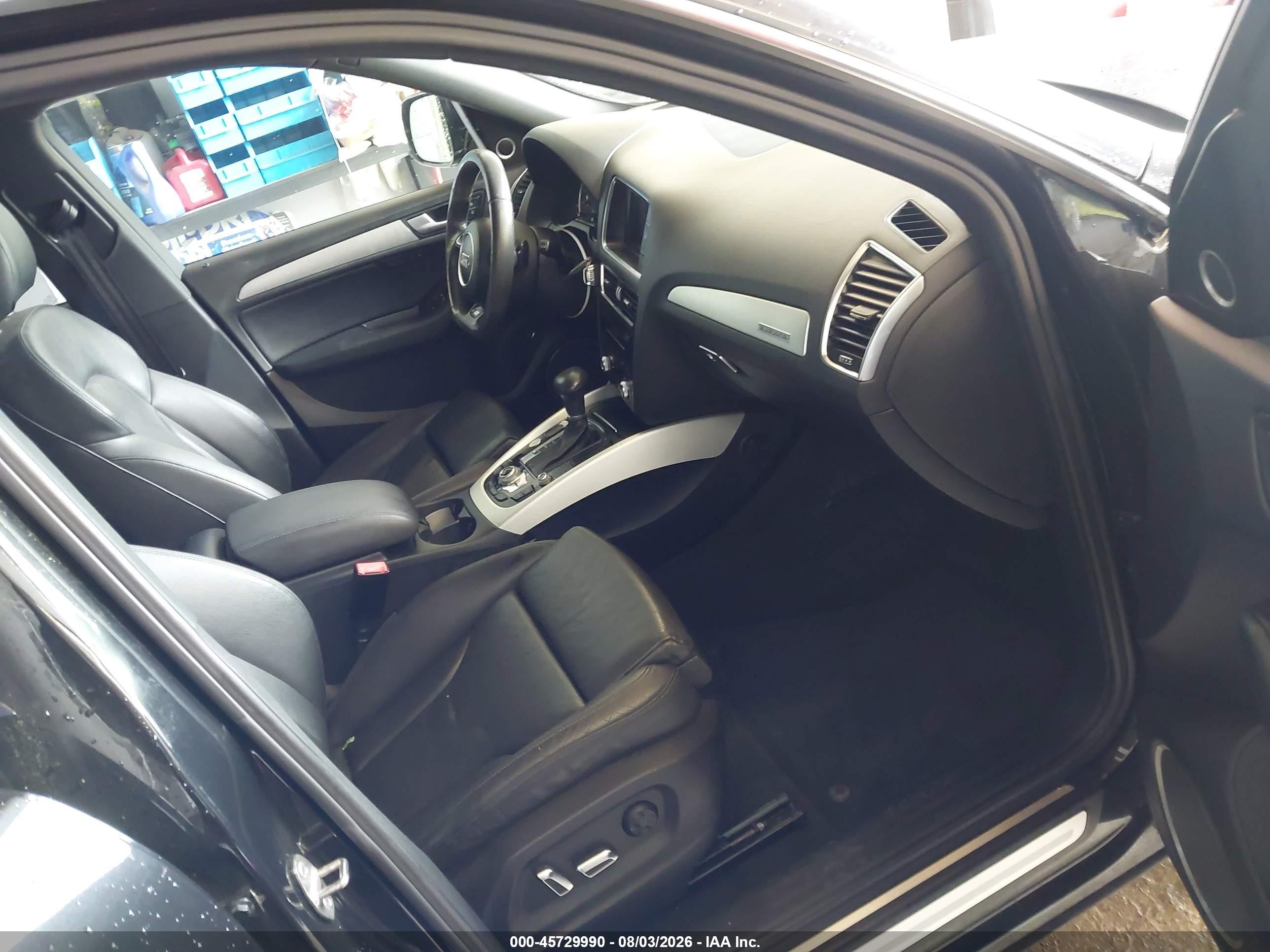 2013 Audi Q5 3.0t Premium Plus Black vin: WA1WGAFP2DA044205